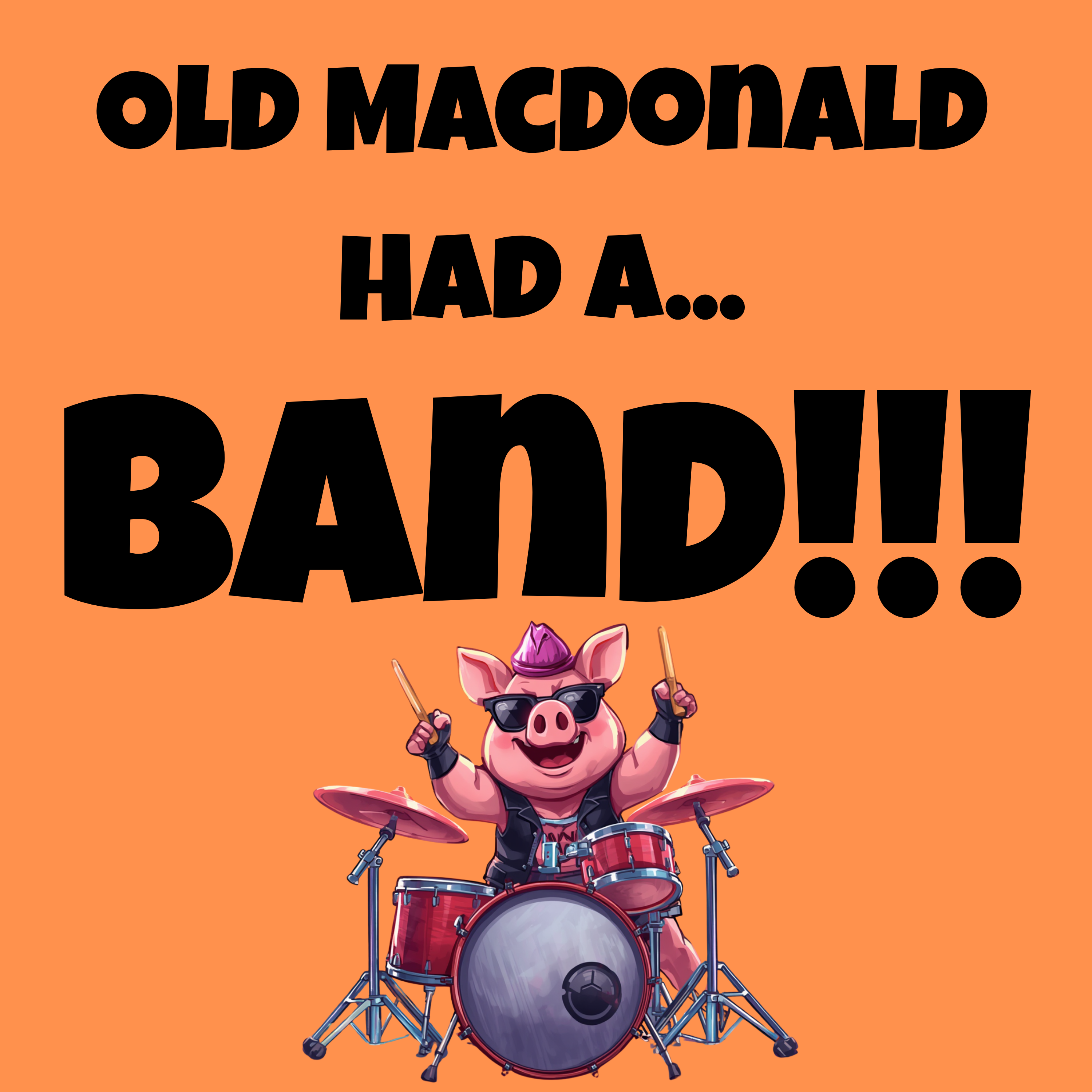 Old MacDonald Had A Band by Family Fun Songs cover art