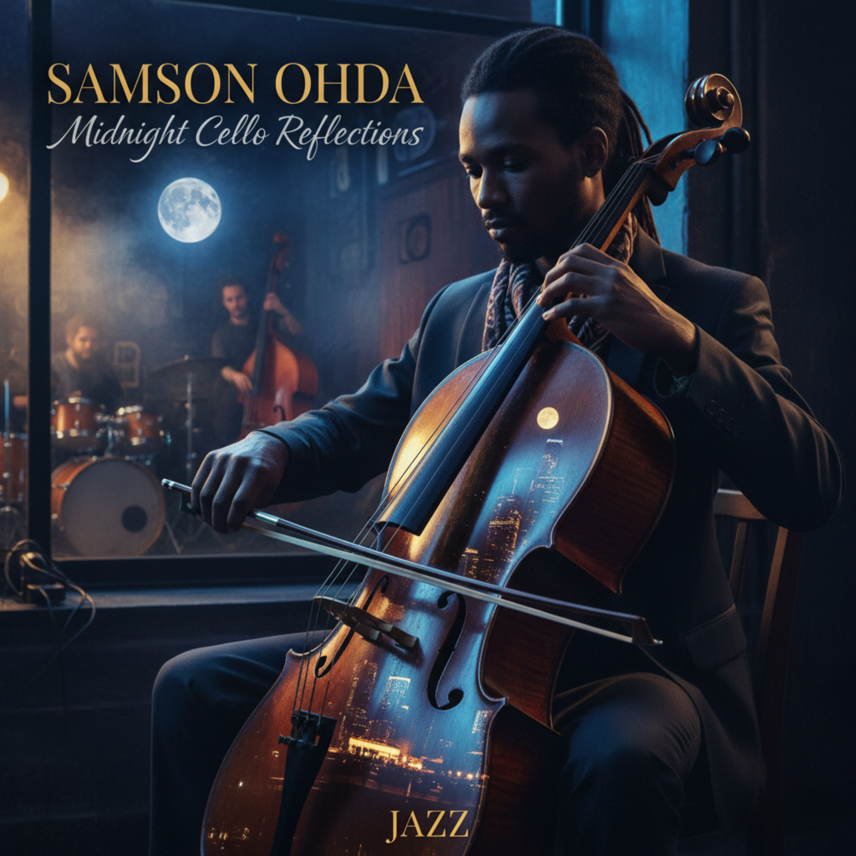 Midnight Cello Reflections by Samson Ohda  cover art