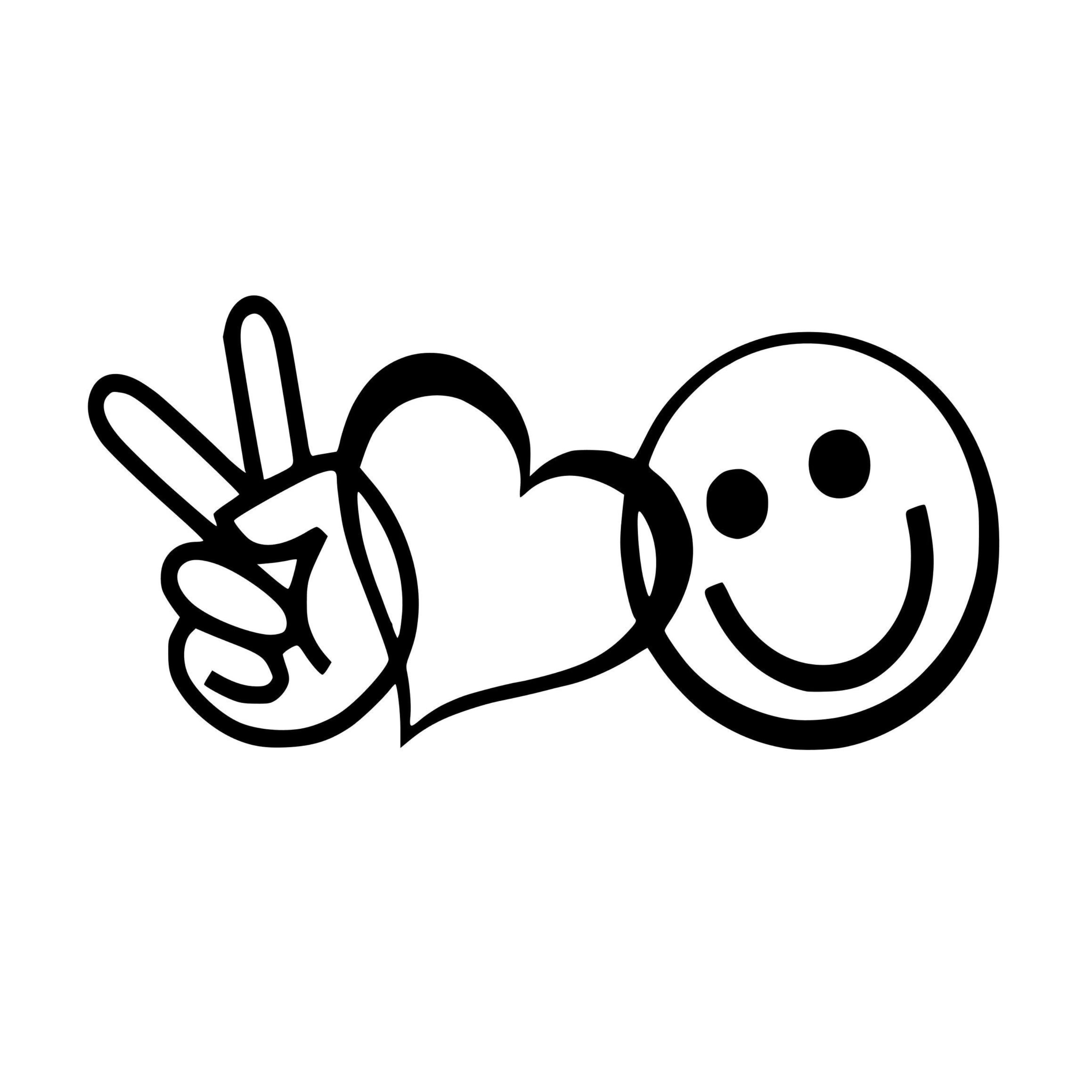 Peace Love Happiness artwork