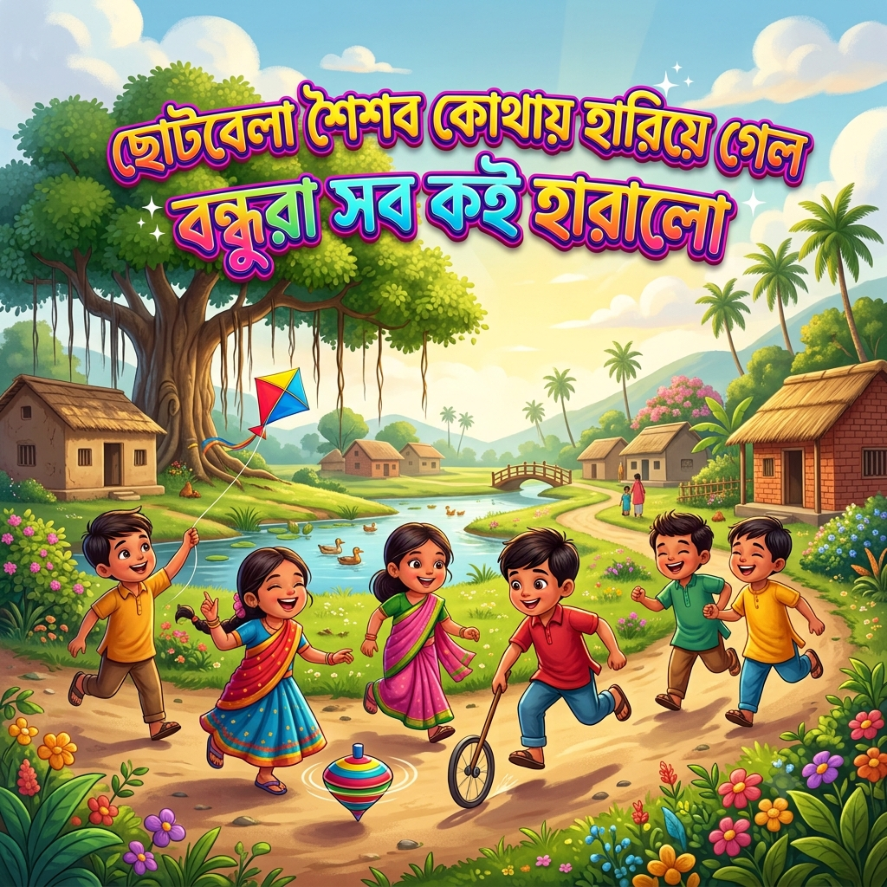 ছোট্টবেলা শৈশব কোথায় হারিয়ে গেল বন্ধুরা সব কই হারালো Chottobela Shoishob Kothay Hariye Gelo Bondhura Shob Koi Haralo by Mubin TusHar cover art