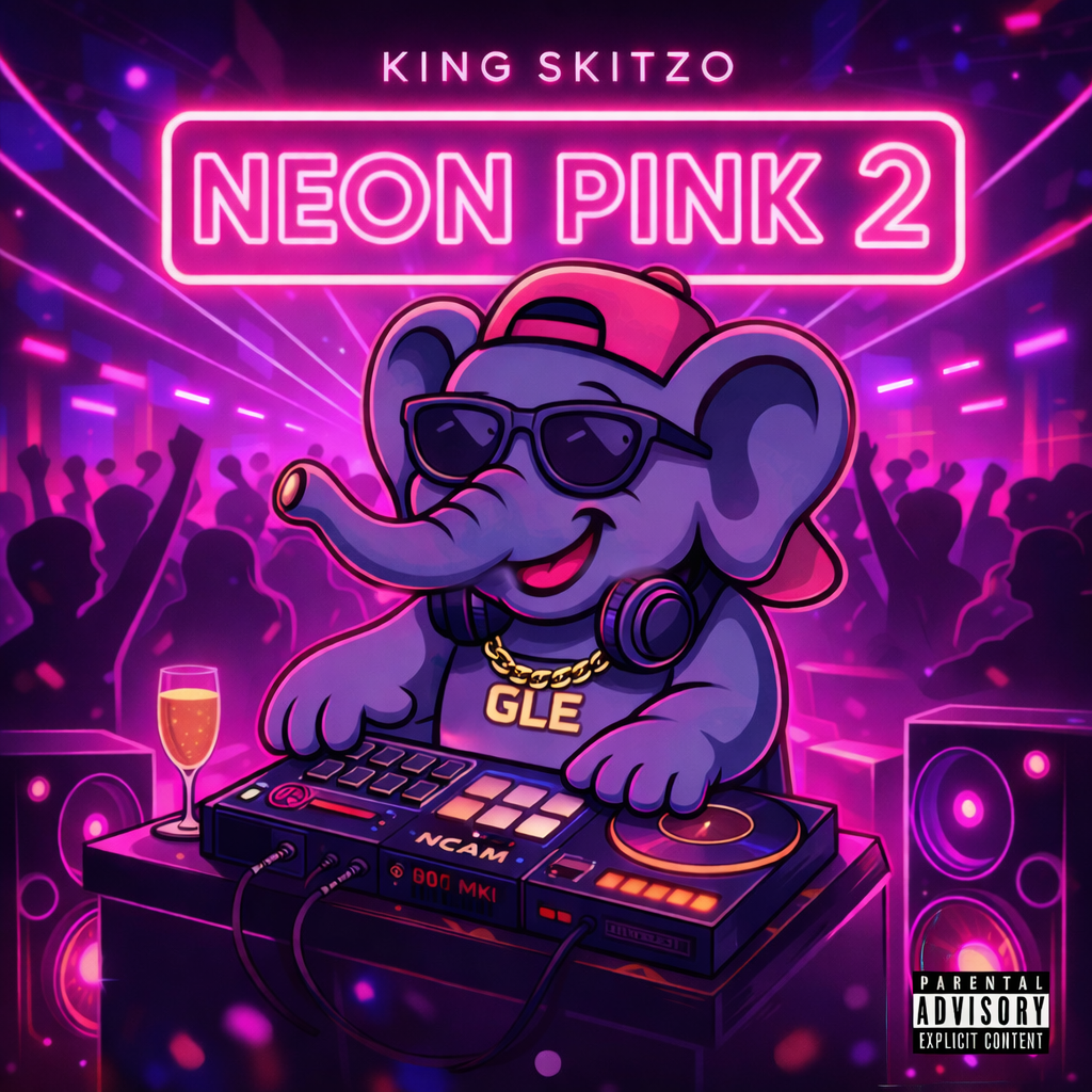 Neon Pink 2 by King Skitzo cover art