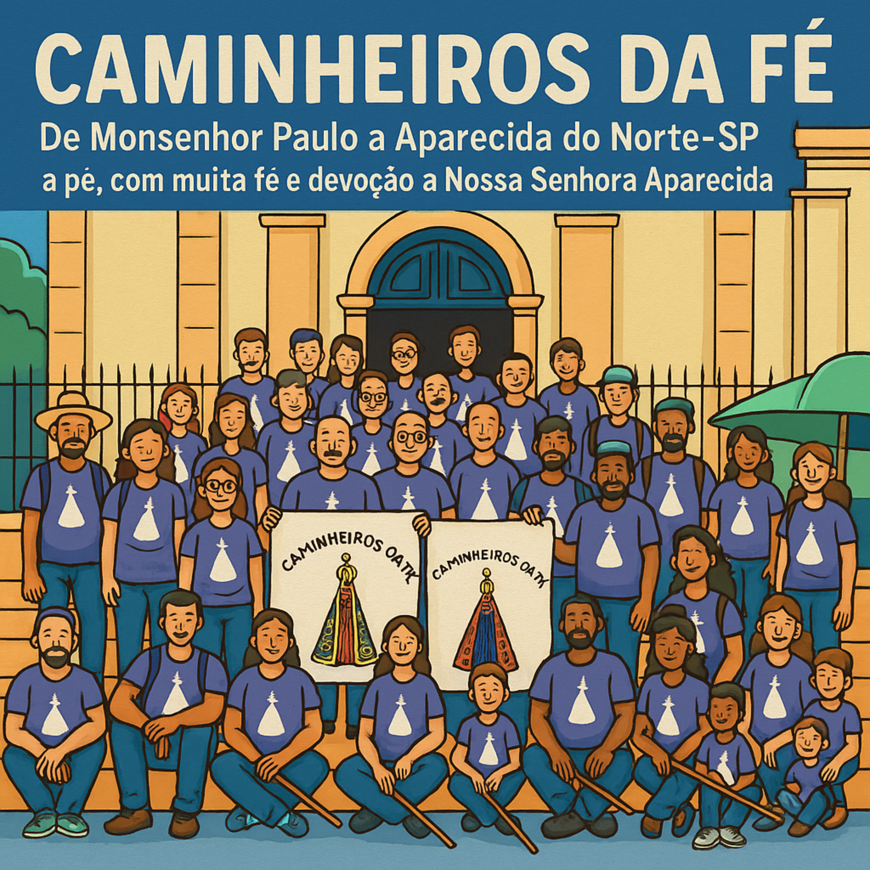 Caminheiros da Fé artwork