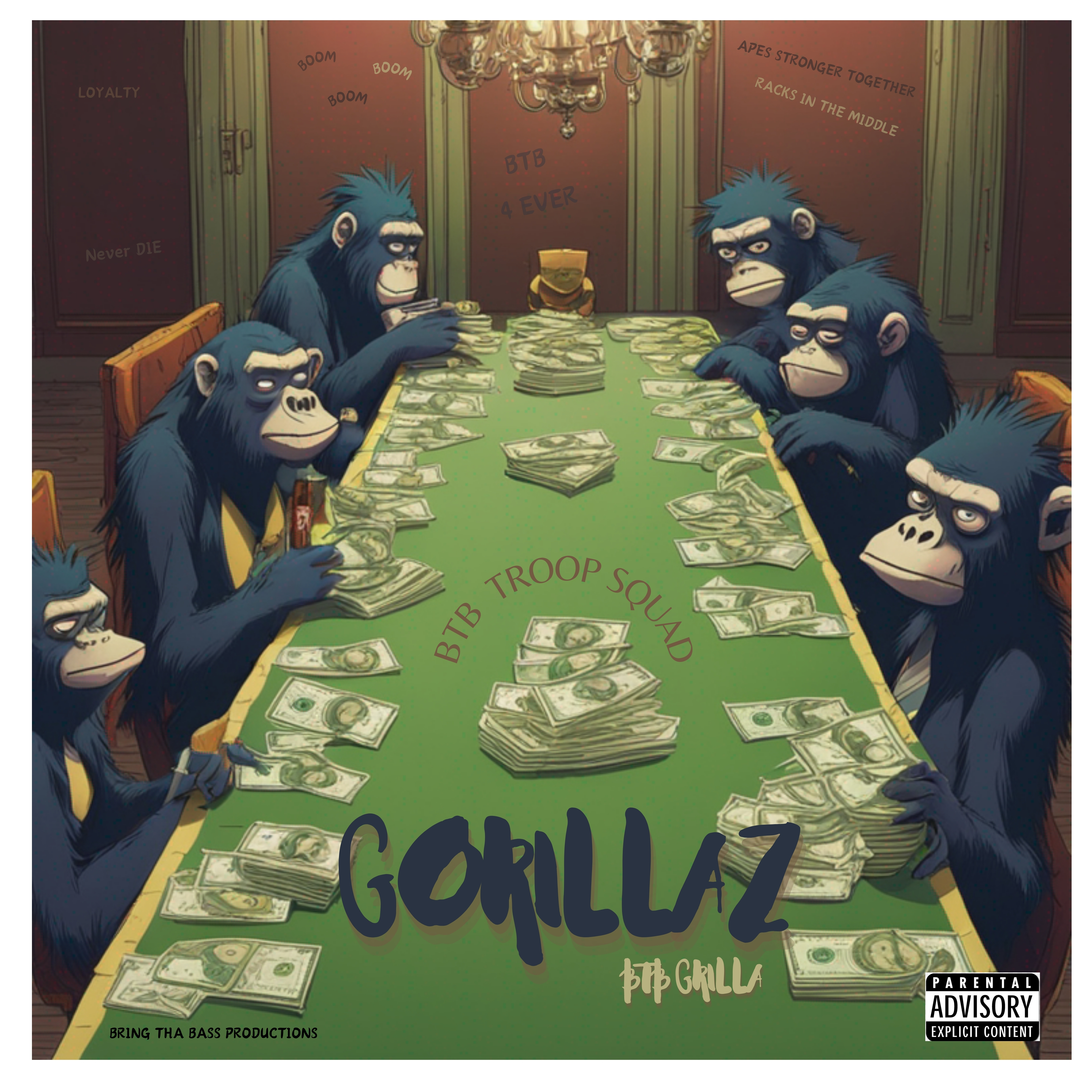 BTB Troop Squad (Gorillaz) artwork