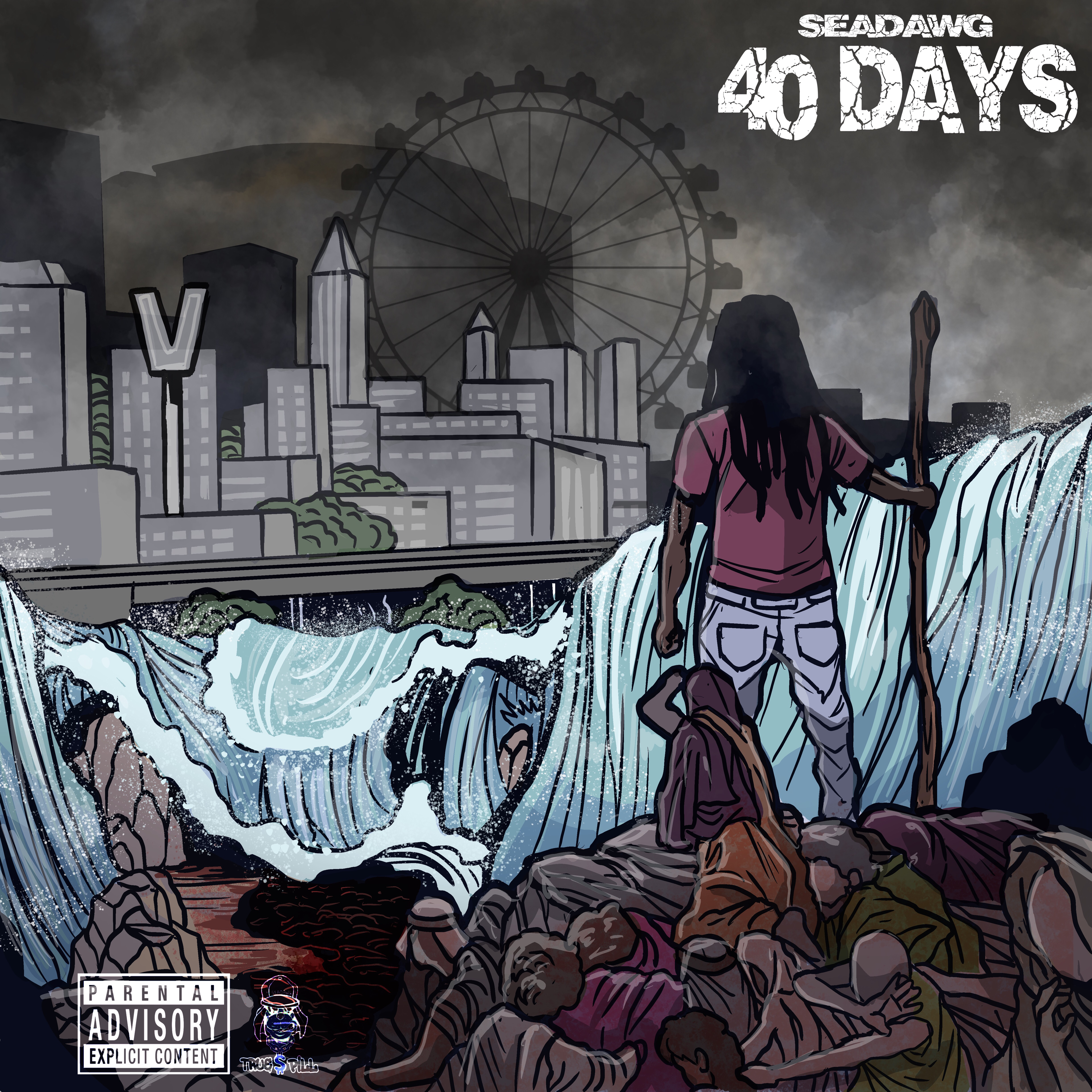 40 Days by Sea Dawg cover art