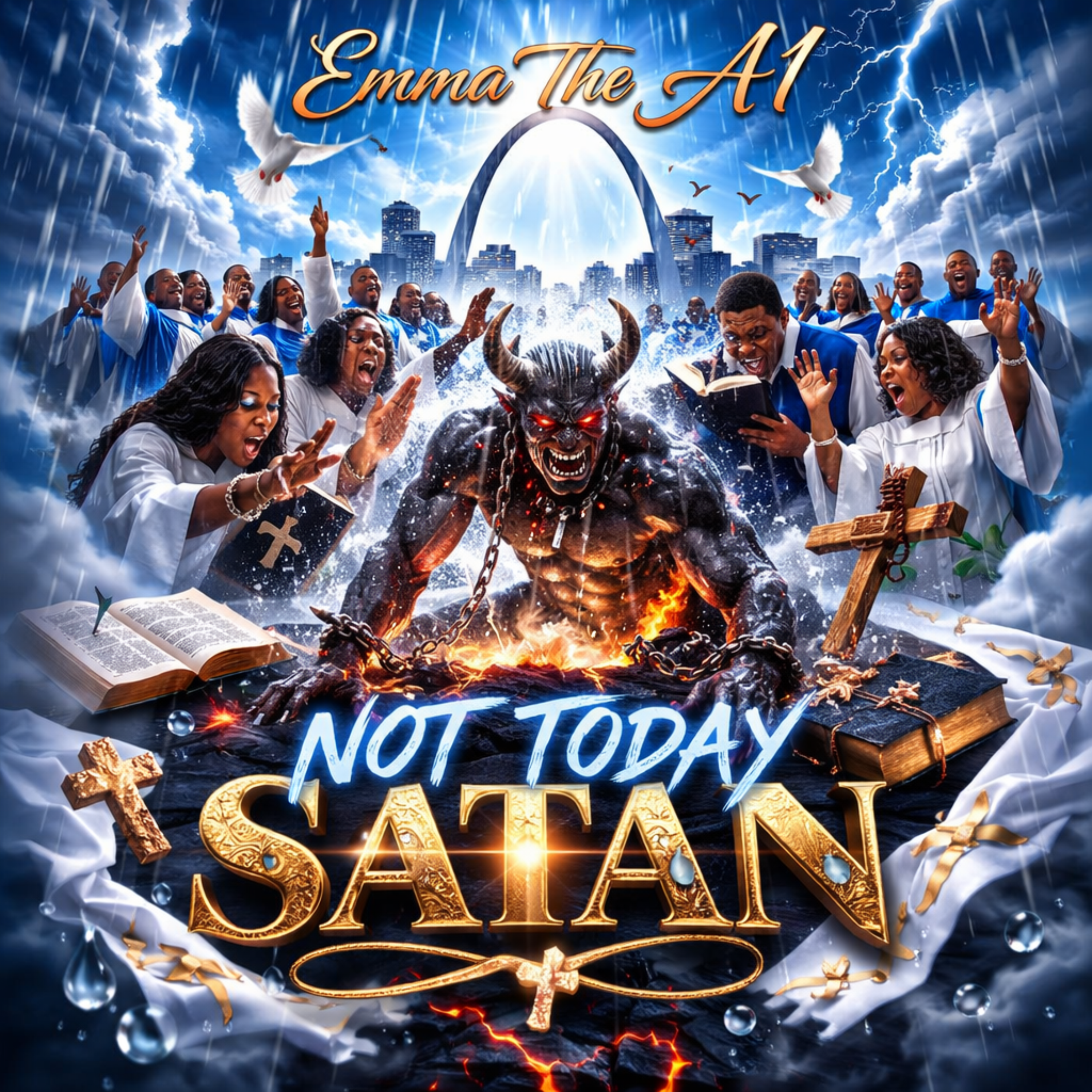 NOT TODAY SATAN (GOSPEL VERSION) artwork