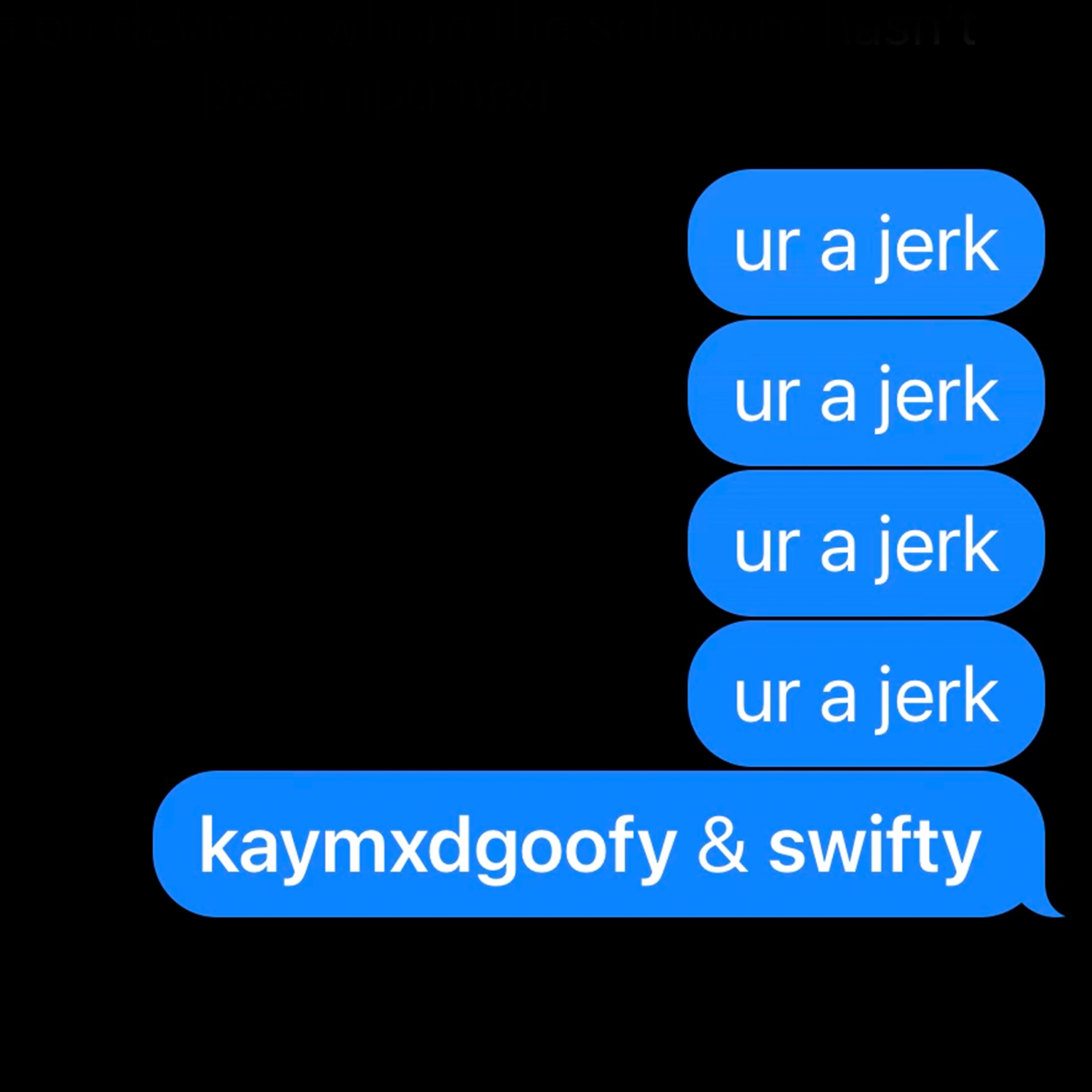 ur a jerk artwork