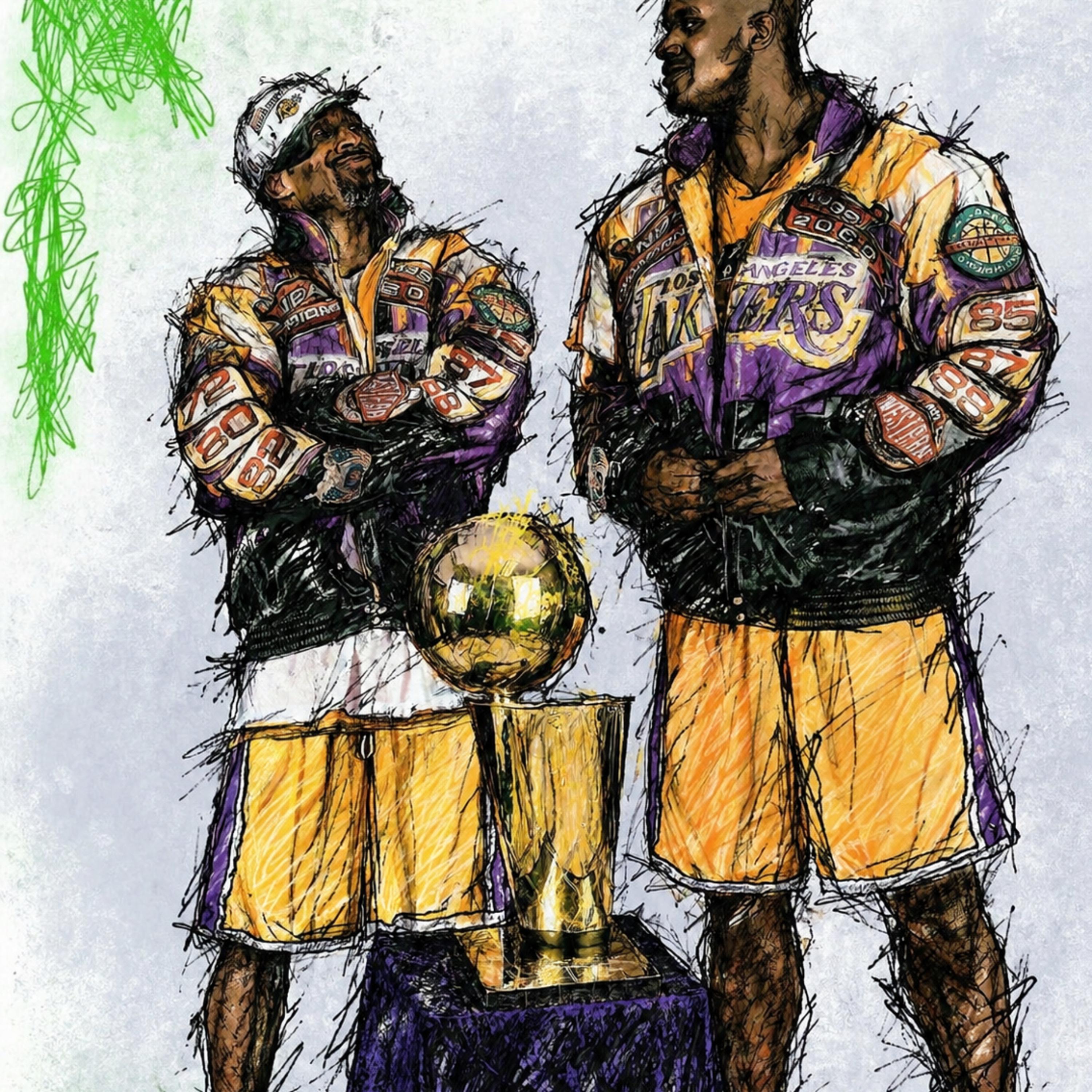 Shaq & Kobe by Lil Tay 2x cover art