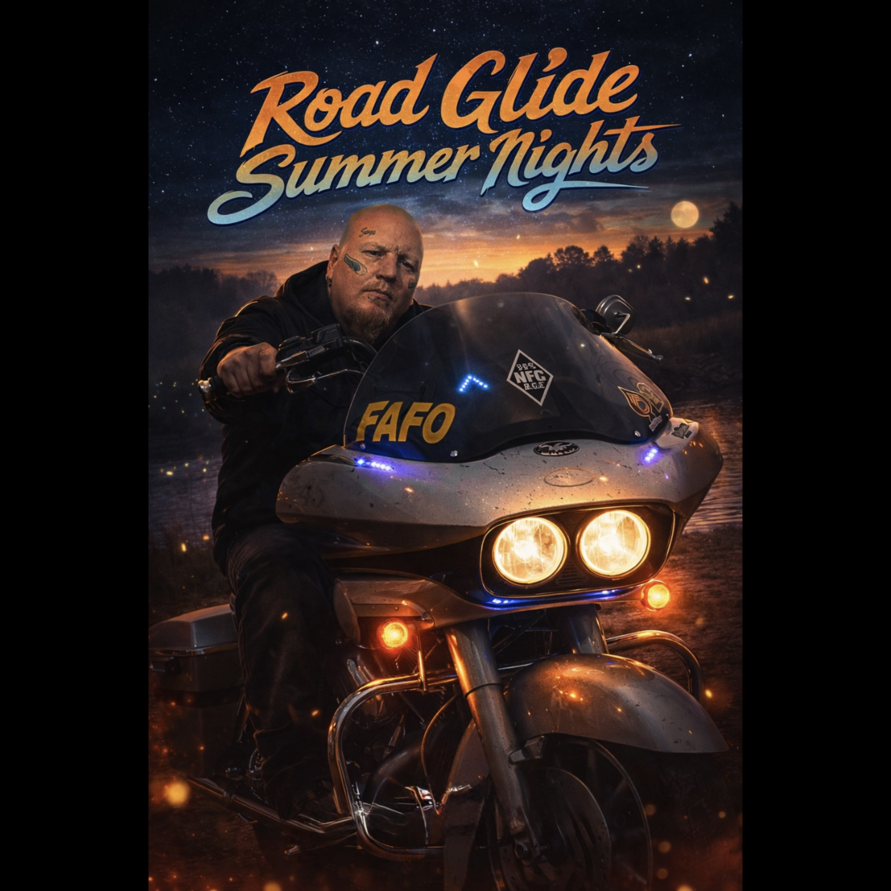 Road Glide Summer Nights artwork