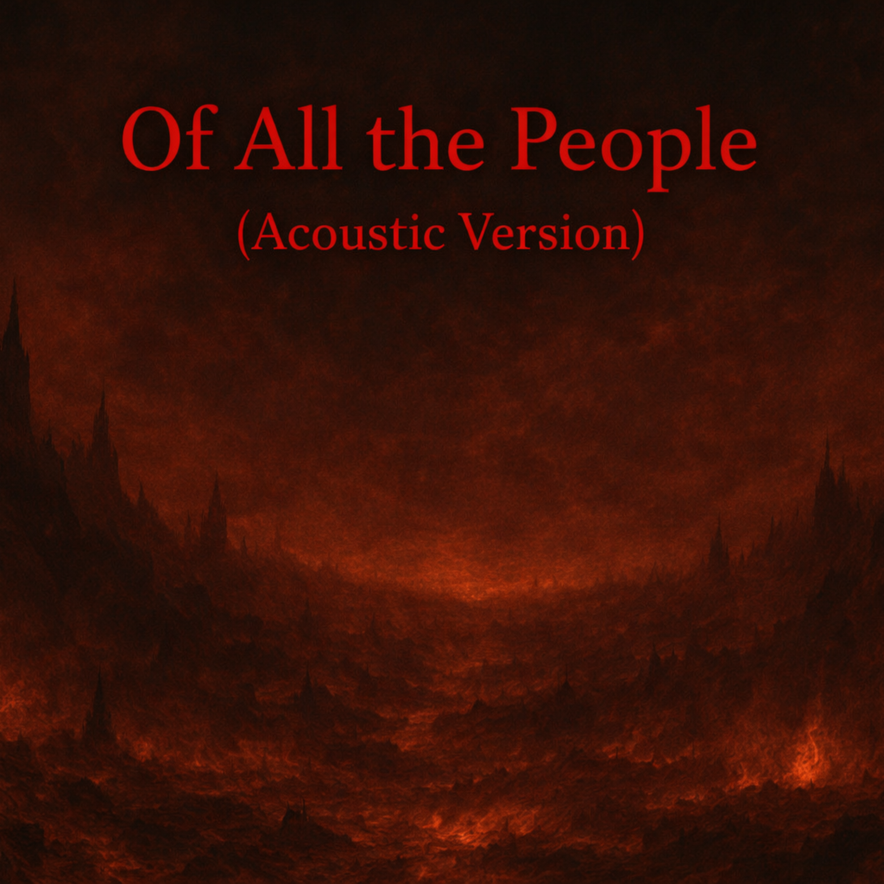 Of All the People (Acoustic Version) artwork