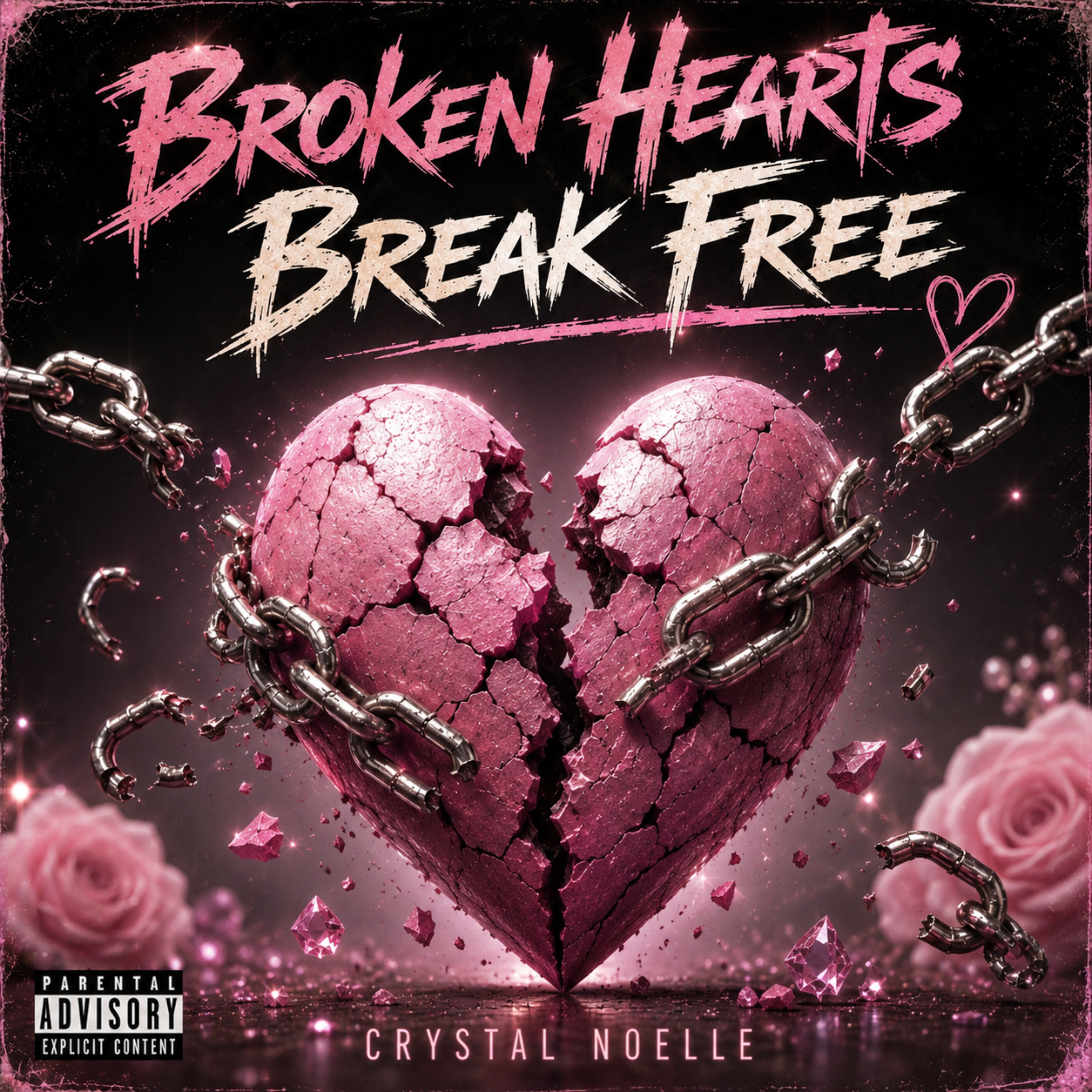 Broken Hearts Break Free by Crystal Noelle cover art