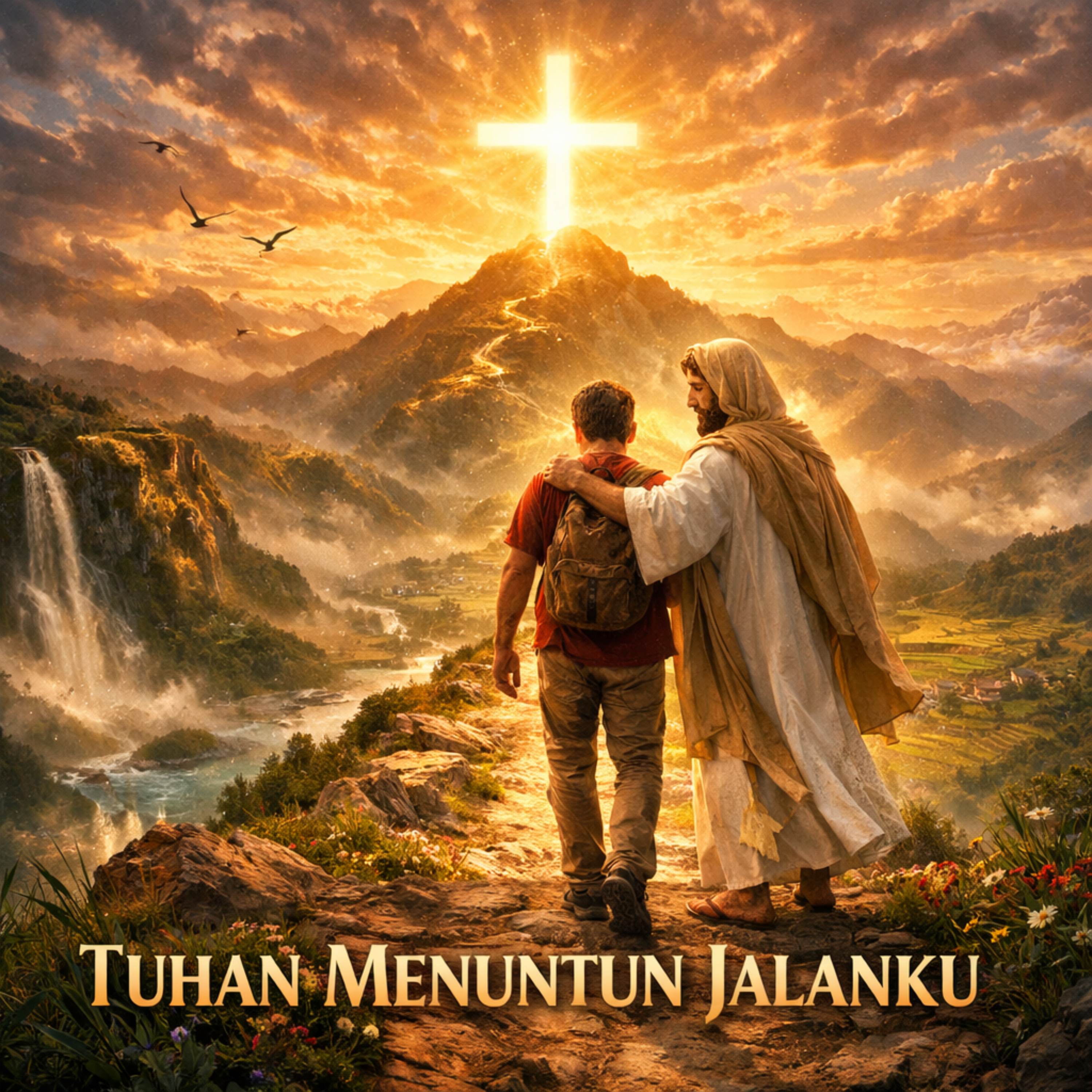 Tuhan Menuntun Jalanku artwork