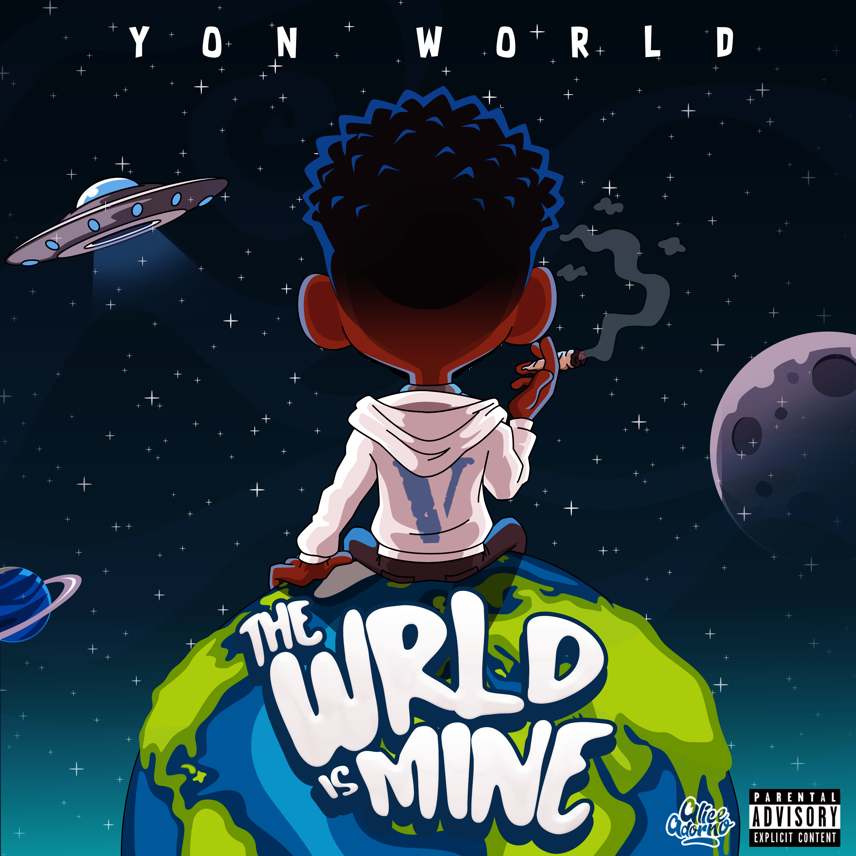 WRLD IS MINE artwork