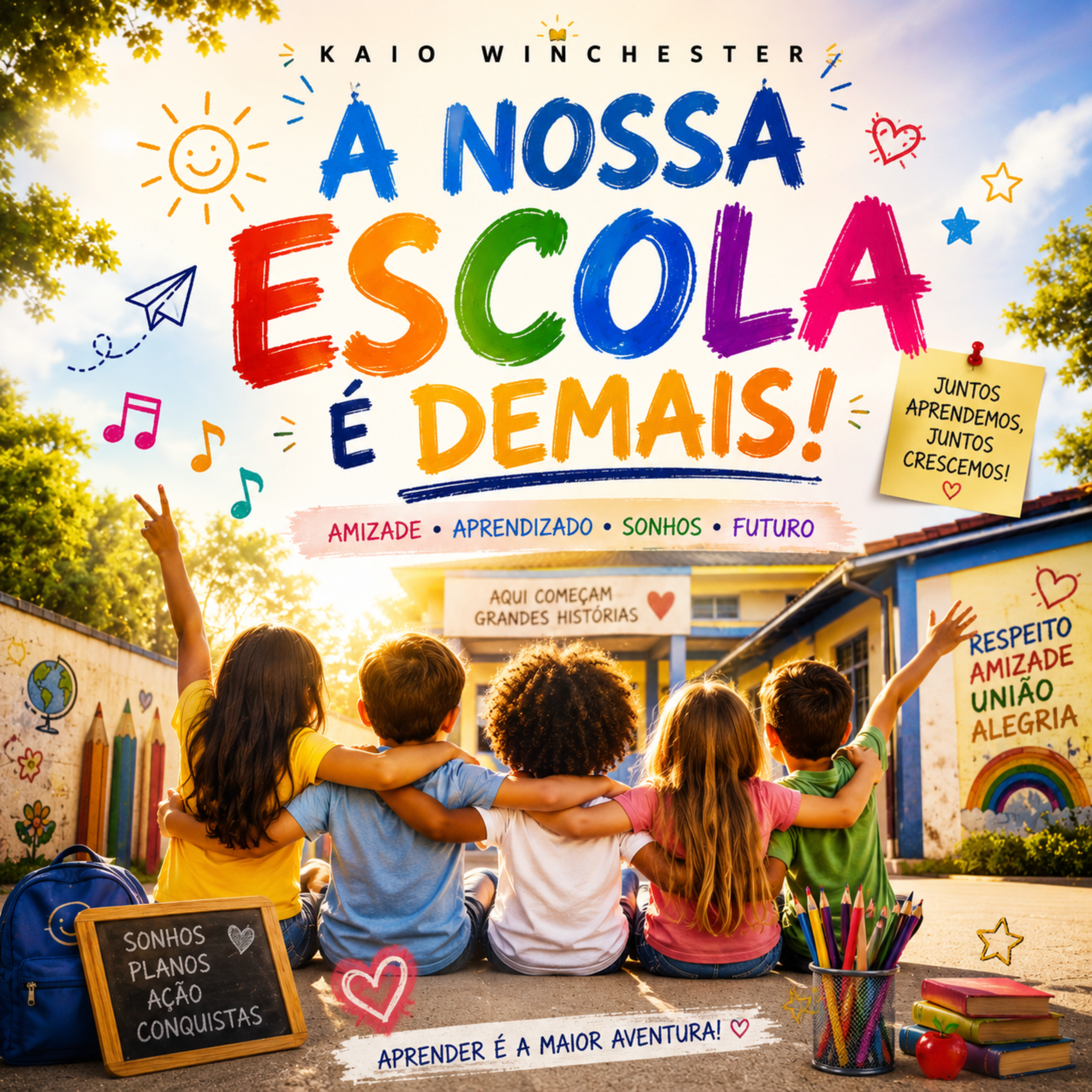 A nossa escola é demais by Kaio Winchester cover art