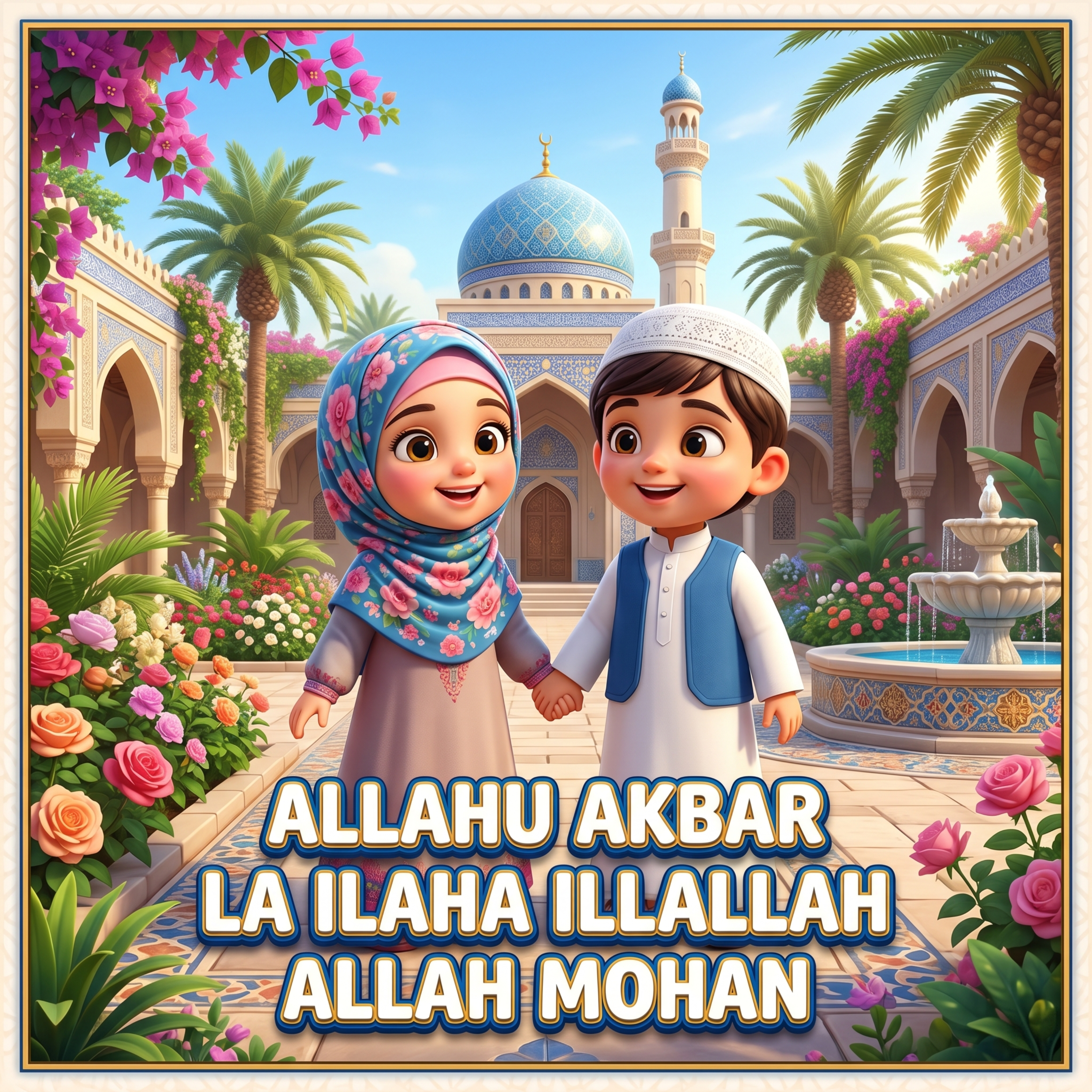 আল্লাহু আকবর লা ইলাহা ইলাল্লাহ আল্লাহ মহান Allahu Akbar La Ilaha Illallah Allah Mohan by Mubin TusHar cover art