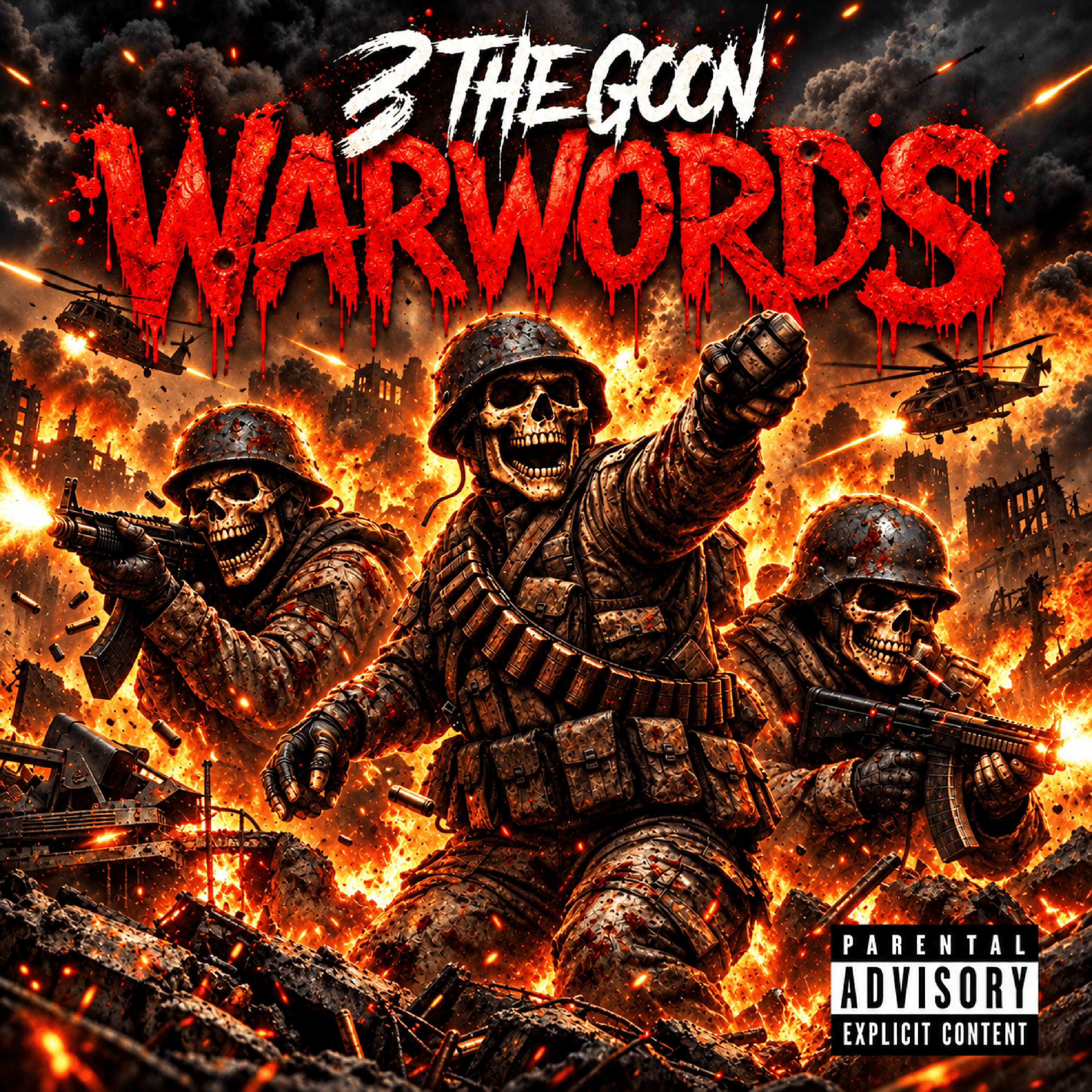 Warwords by 3 The Goon cover art