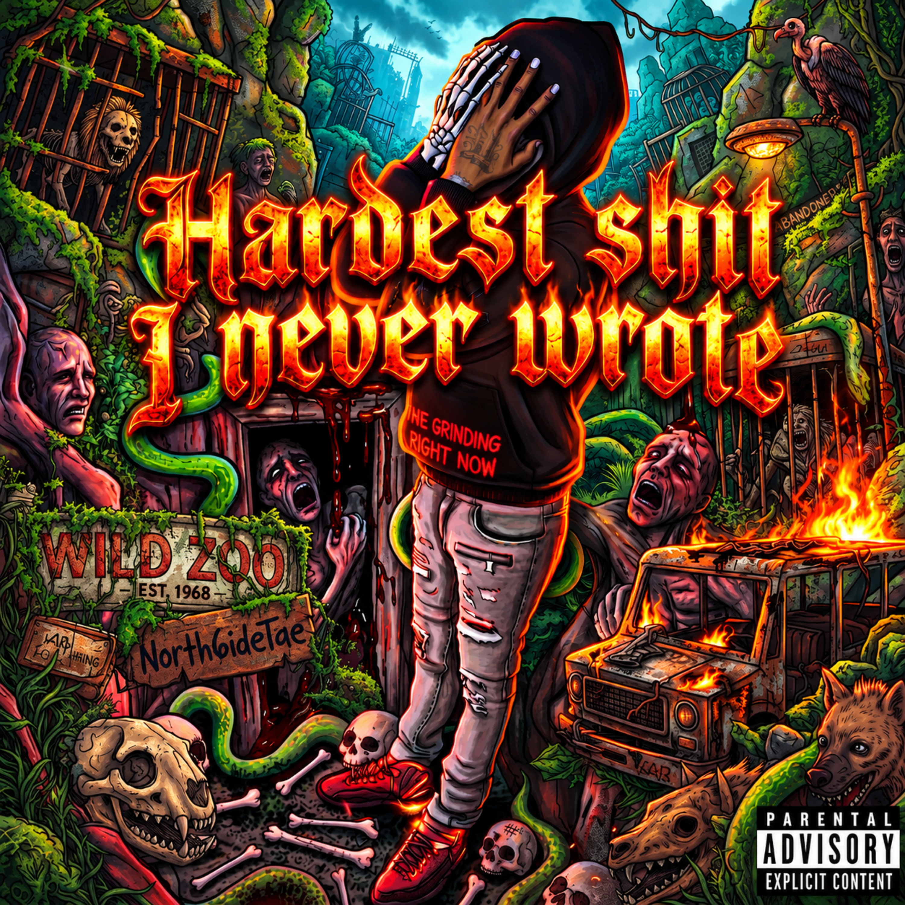 Hardest Shit I Never Wrote by North6ideTae cover art