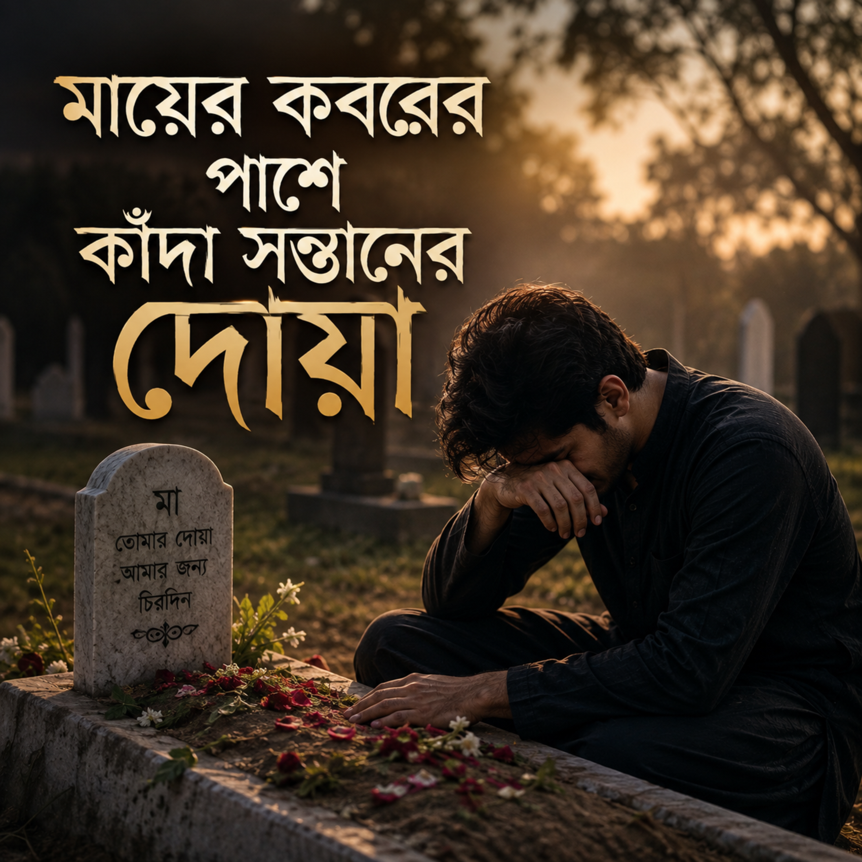 মায়ের কবরের পাশে কাঁদা সন্তানের দোয়া by Ananya Sharma cover art
