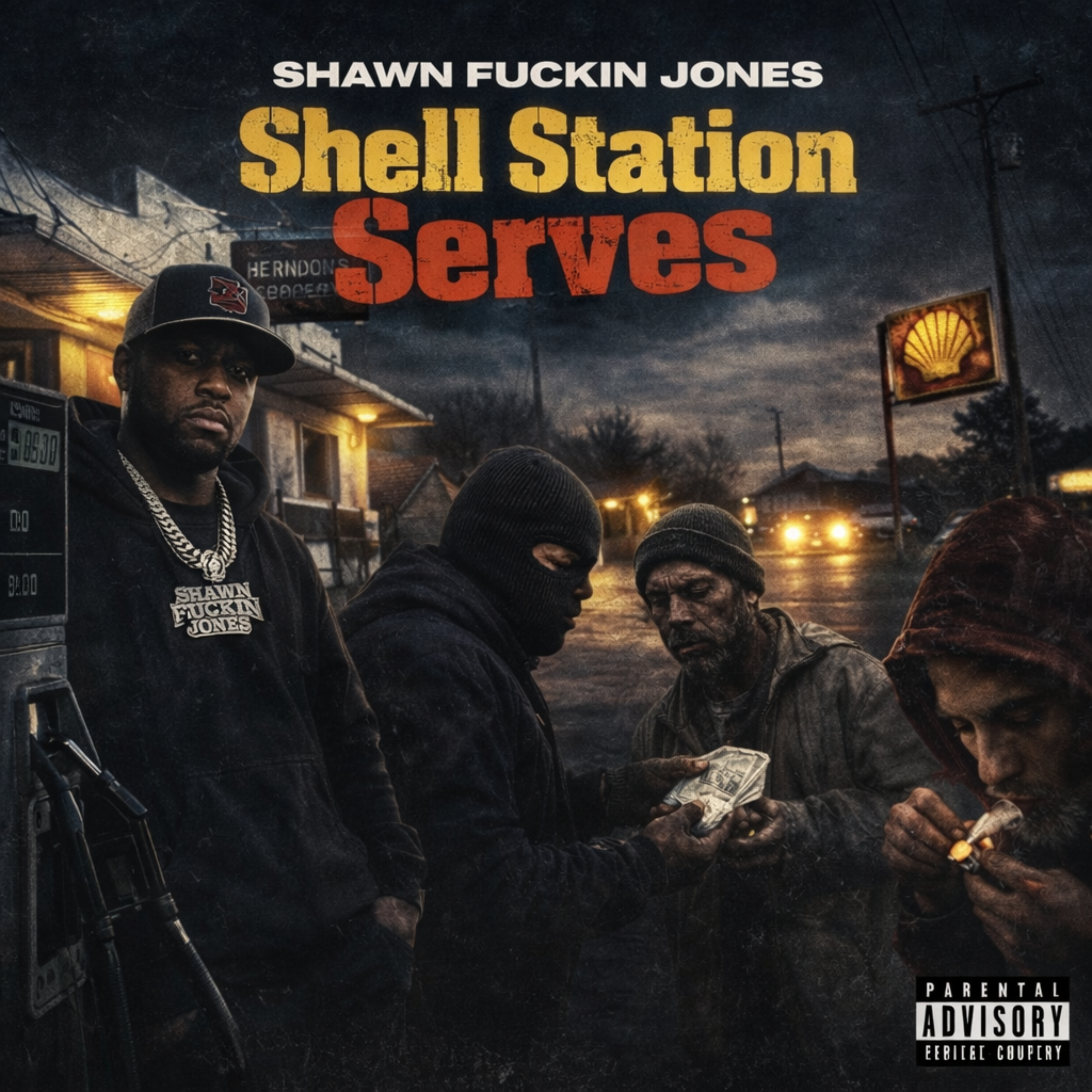 Shell Station Serves artwork