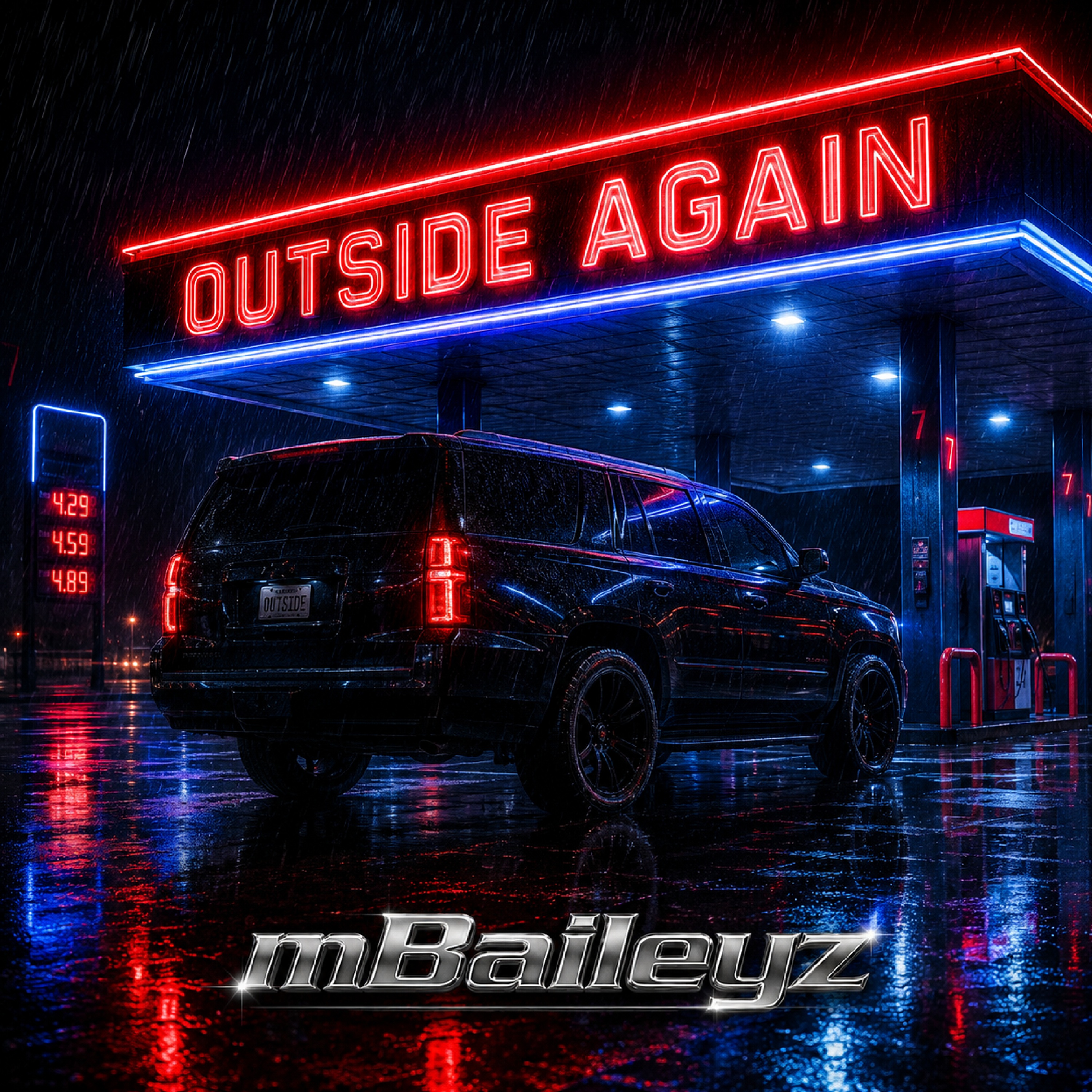 OUTSIDE AGAIN by mBaileyz cover art