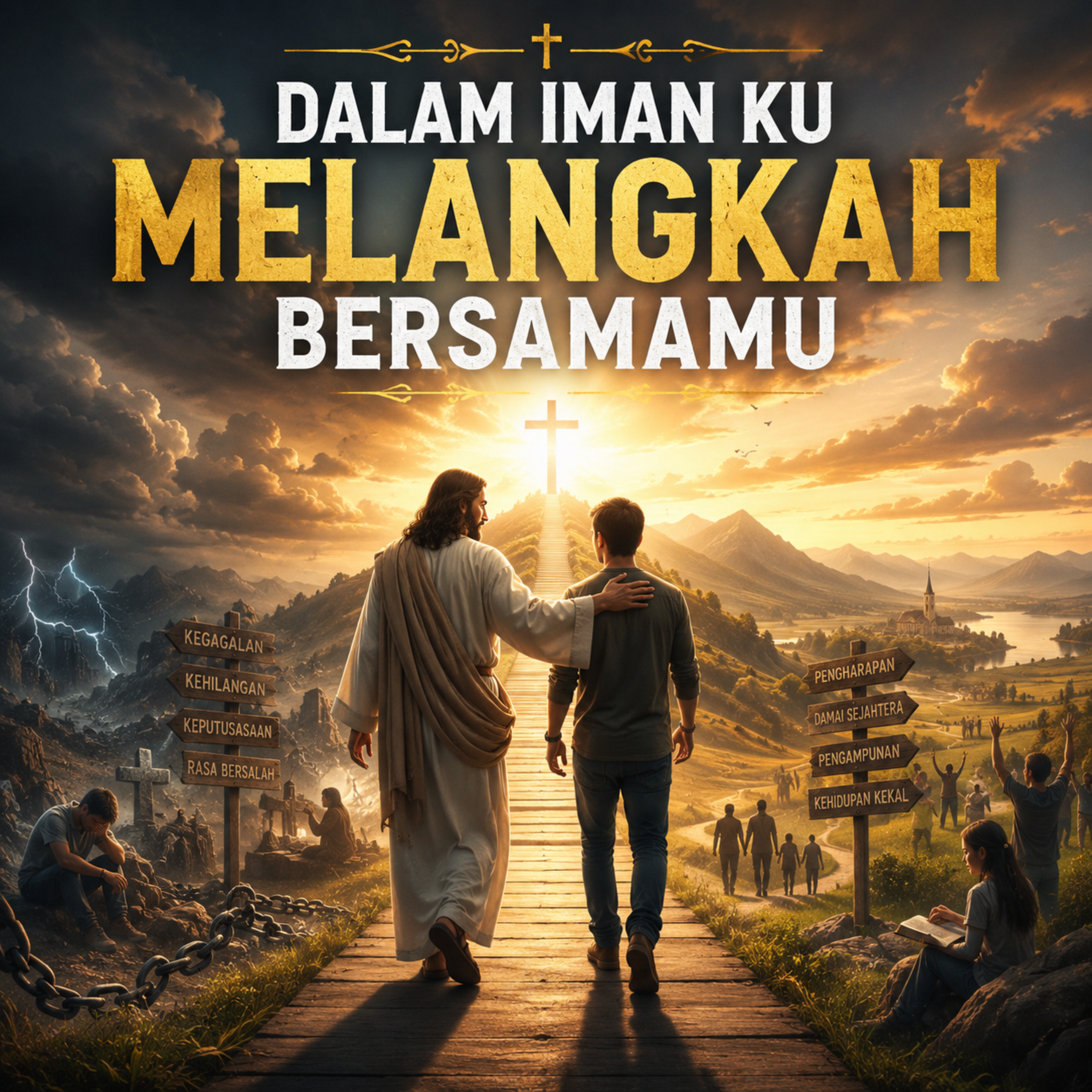 Dalam Iman Ku Melangkah BersamaMu by PUJI WORSHIP cover art