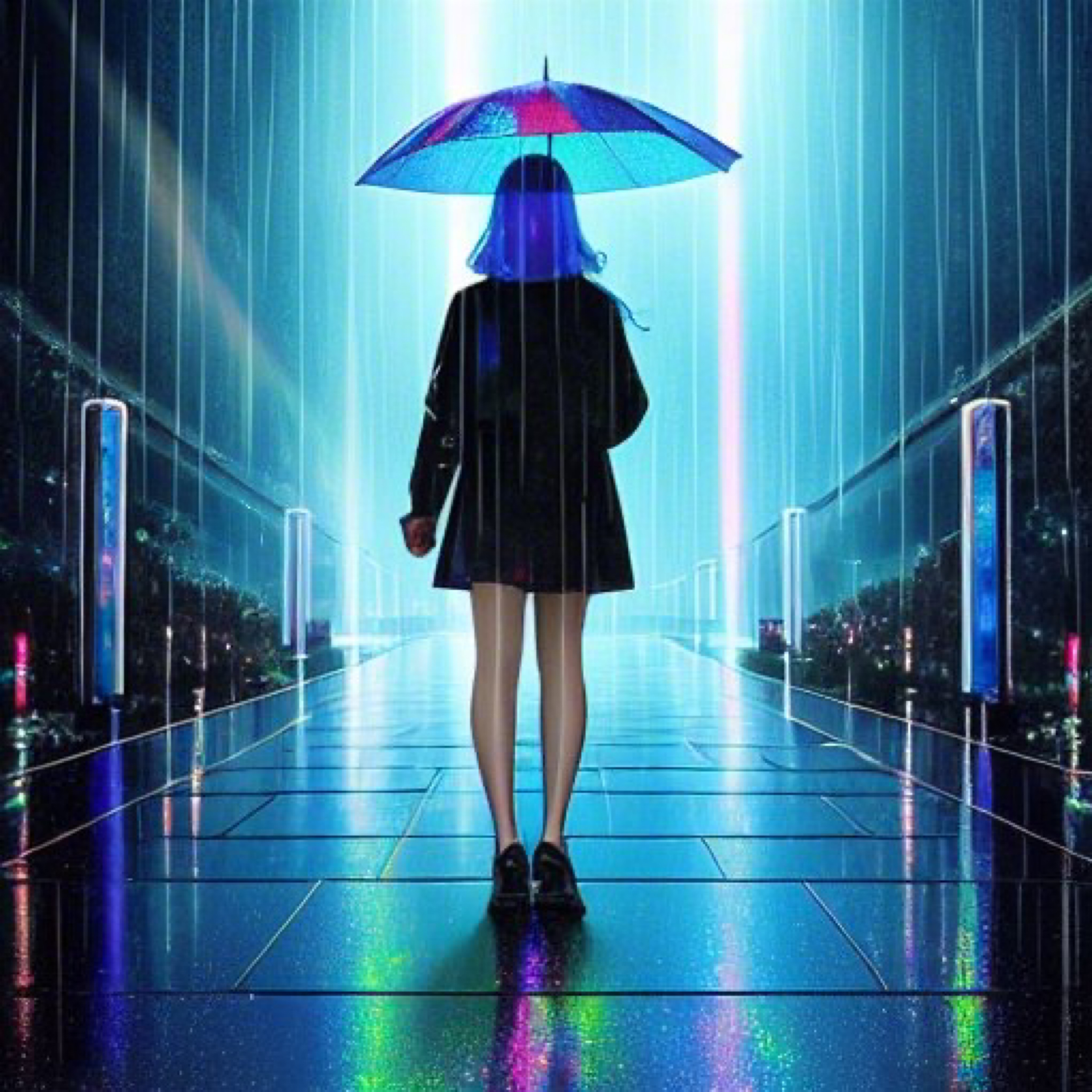 Rain artwork