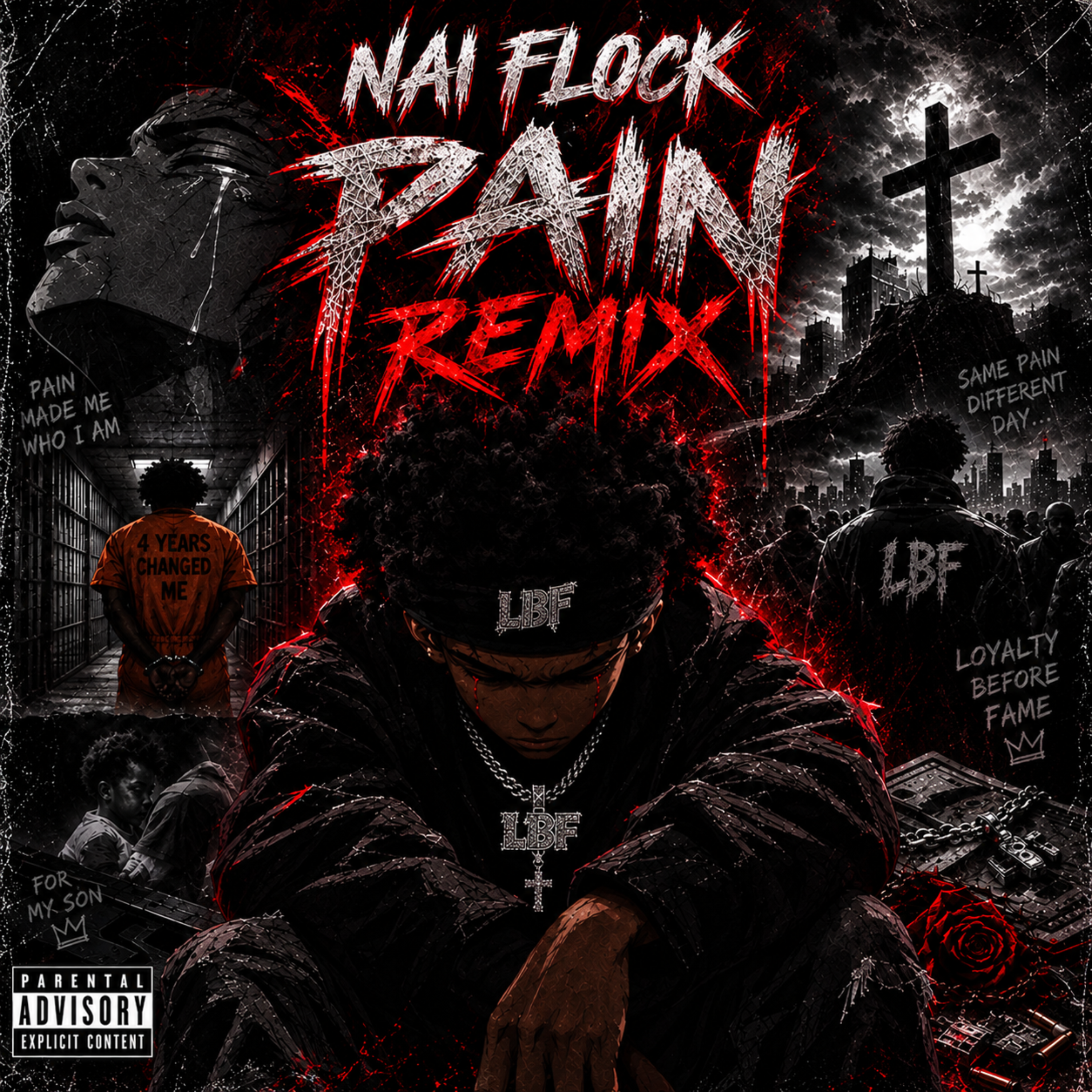 Pain (Remix) ( 1 Min Convo ) by Nai Flock cover art