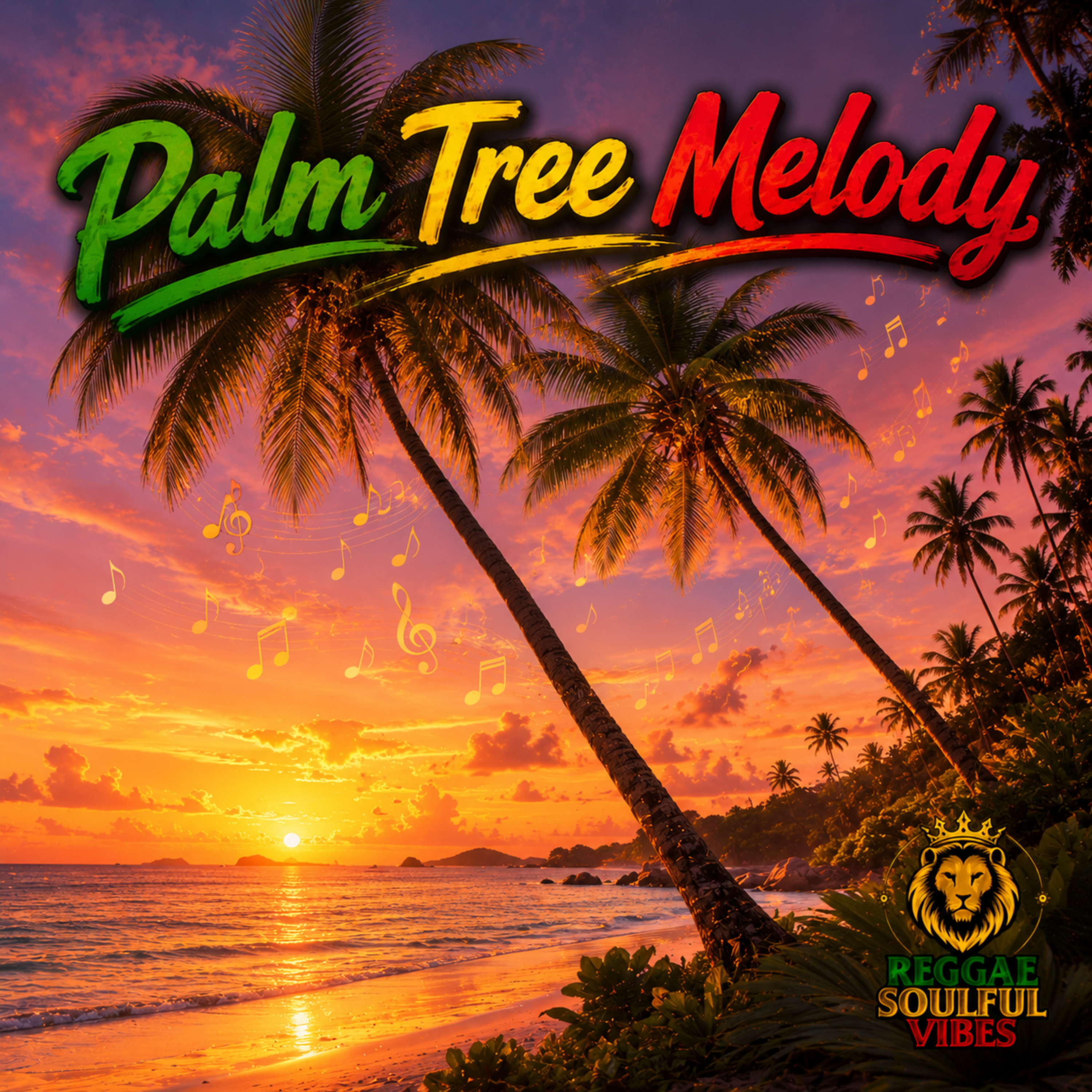 Palm Tree Melody by Reggae Soulful Vibes cover art
