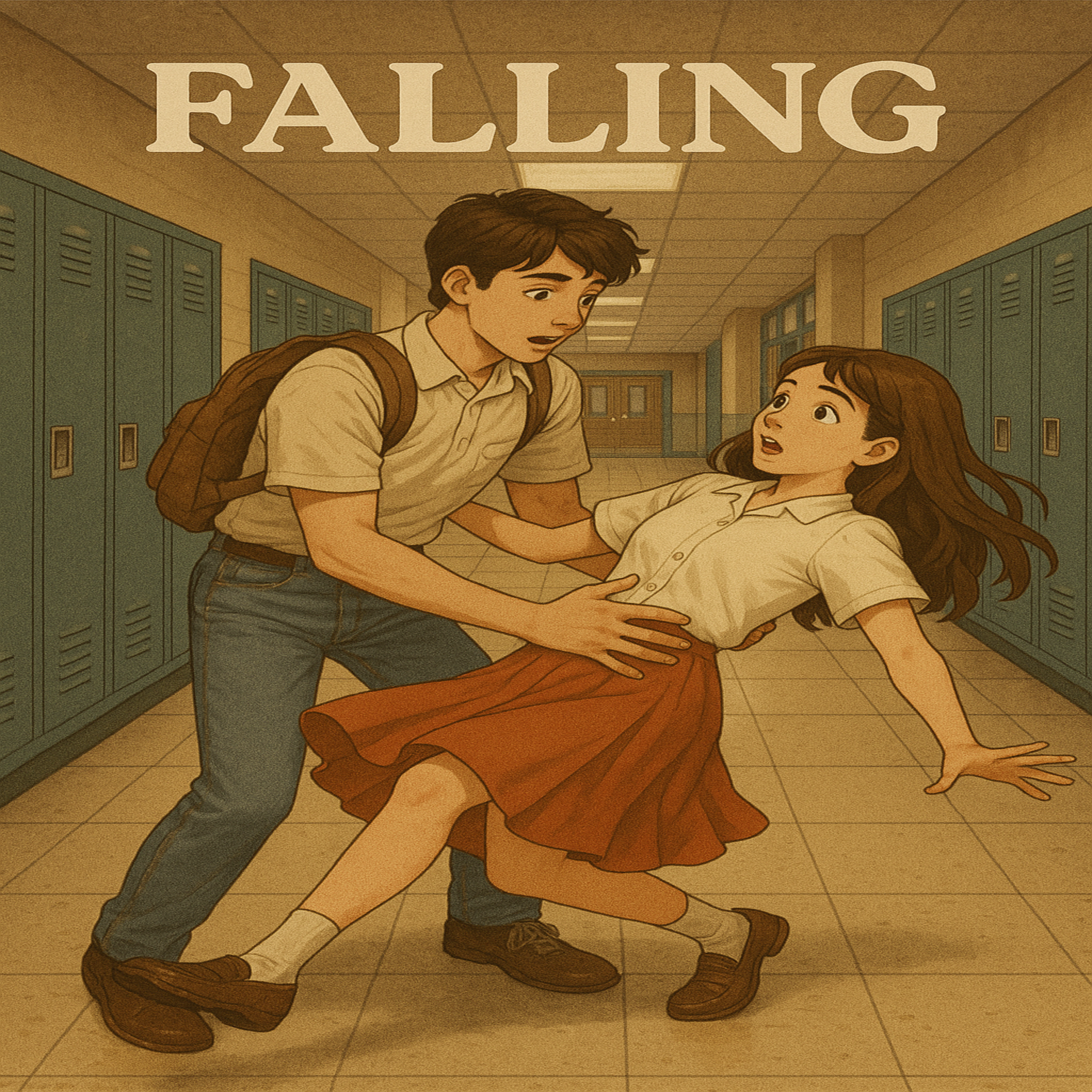 Falling artwork