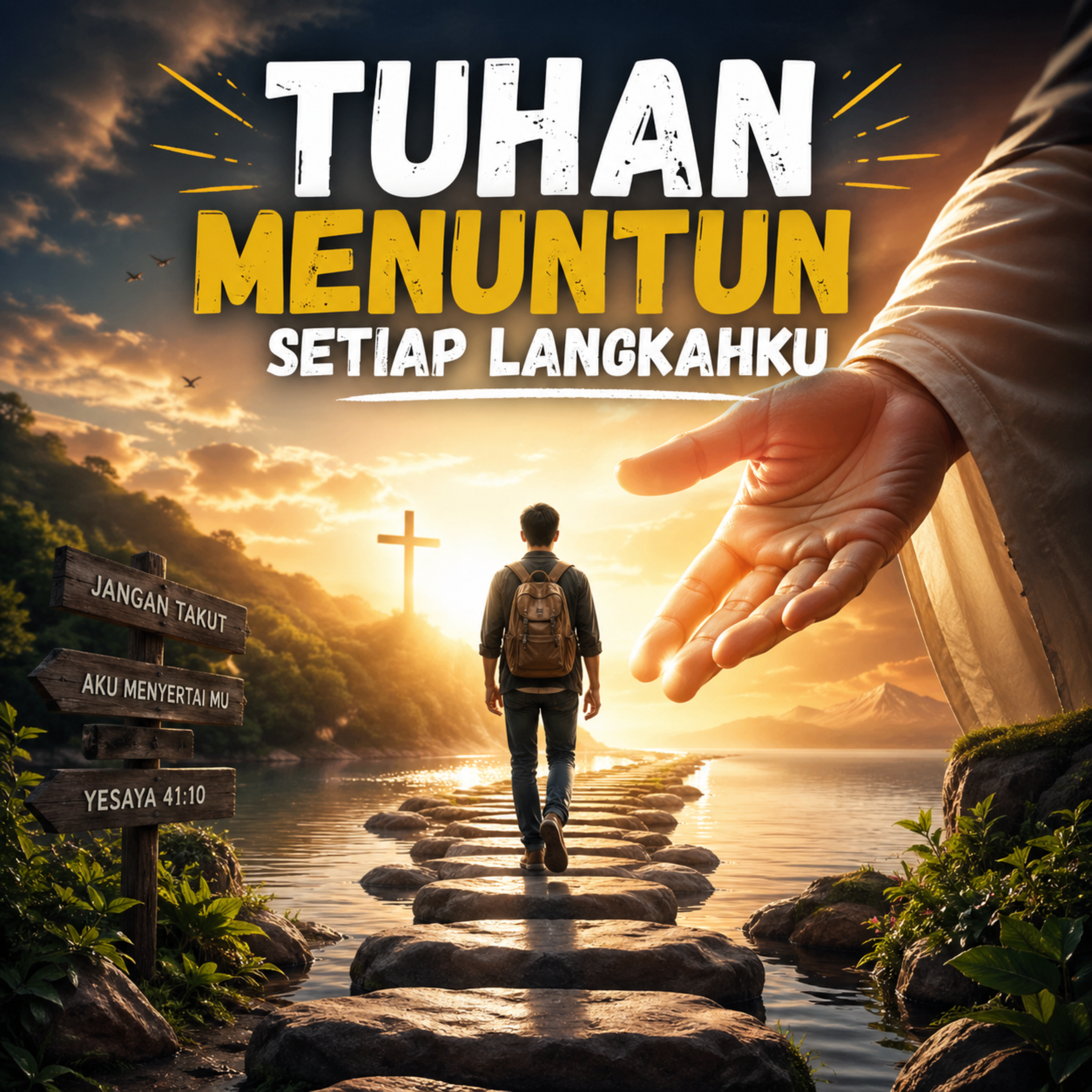 Tuhan Menuntun Setiap Langkahku artwork