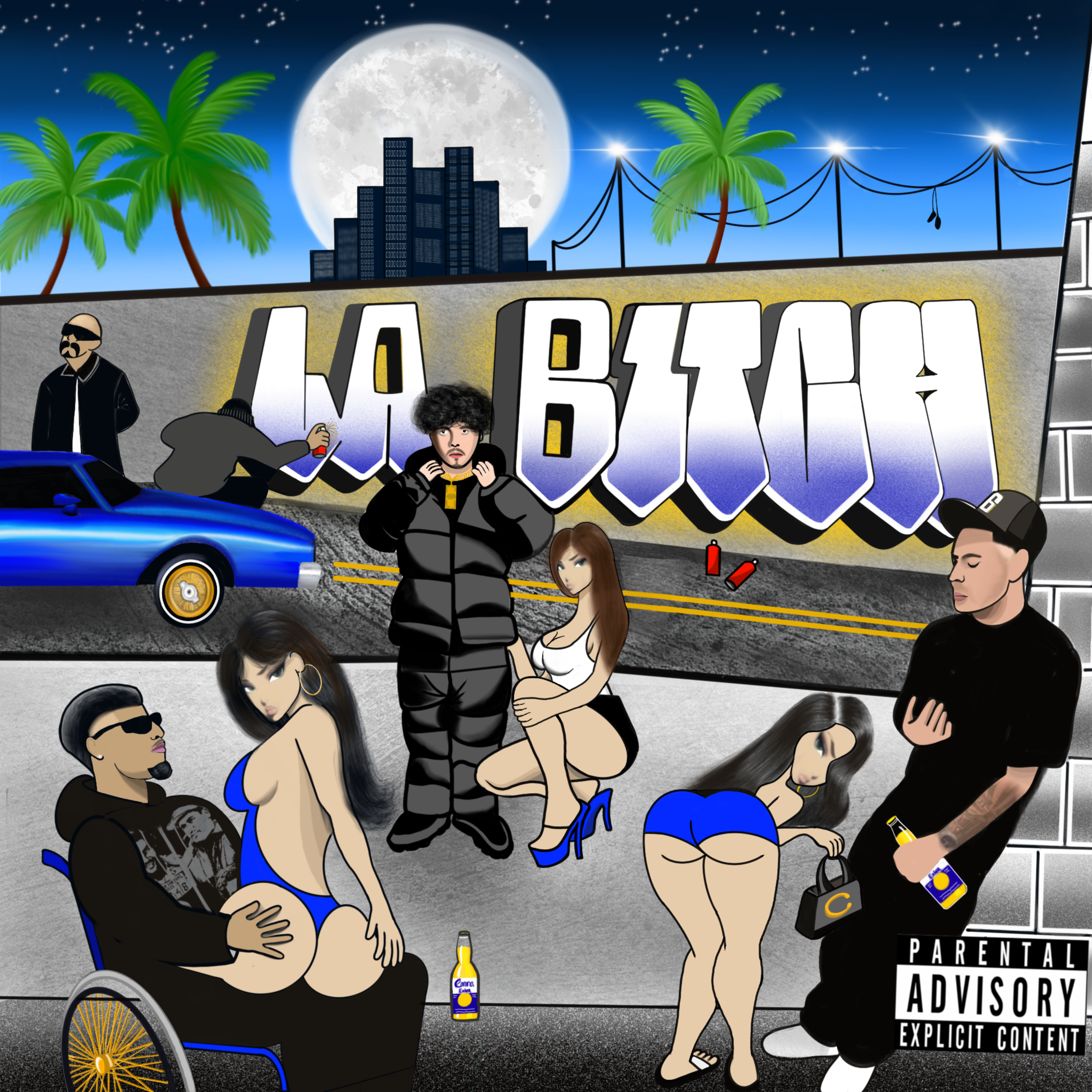 LA B1tch artwork
