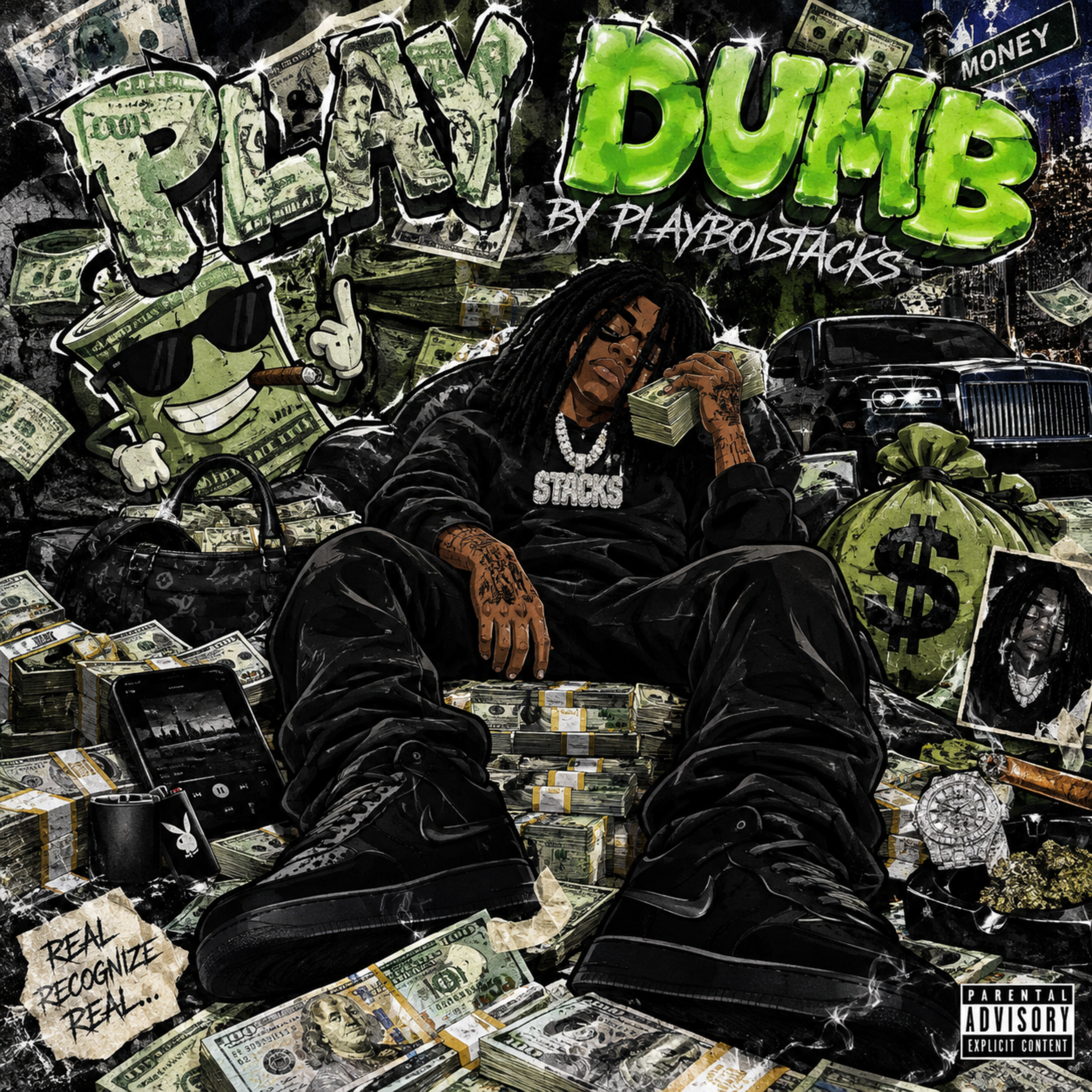 Play Dumb by Playboistacks cover art