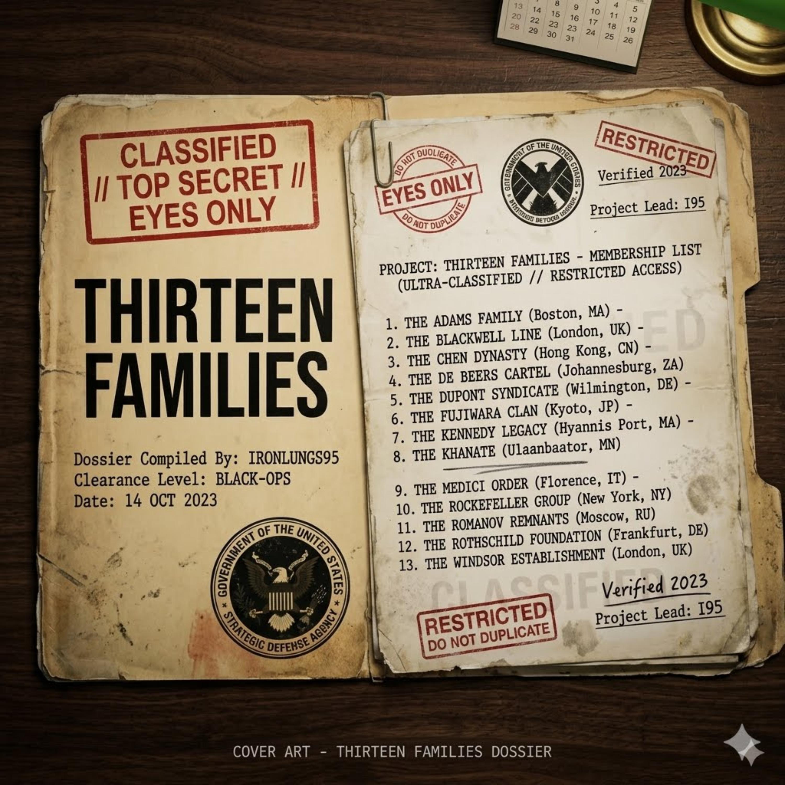 Thirteen Families by ironlungs 95 cover art