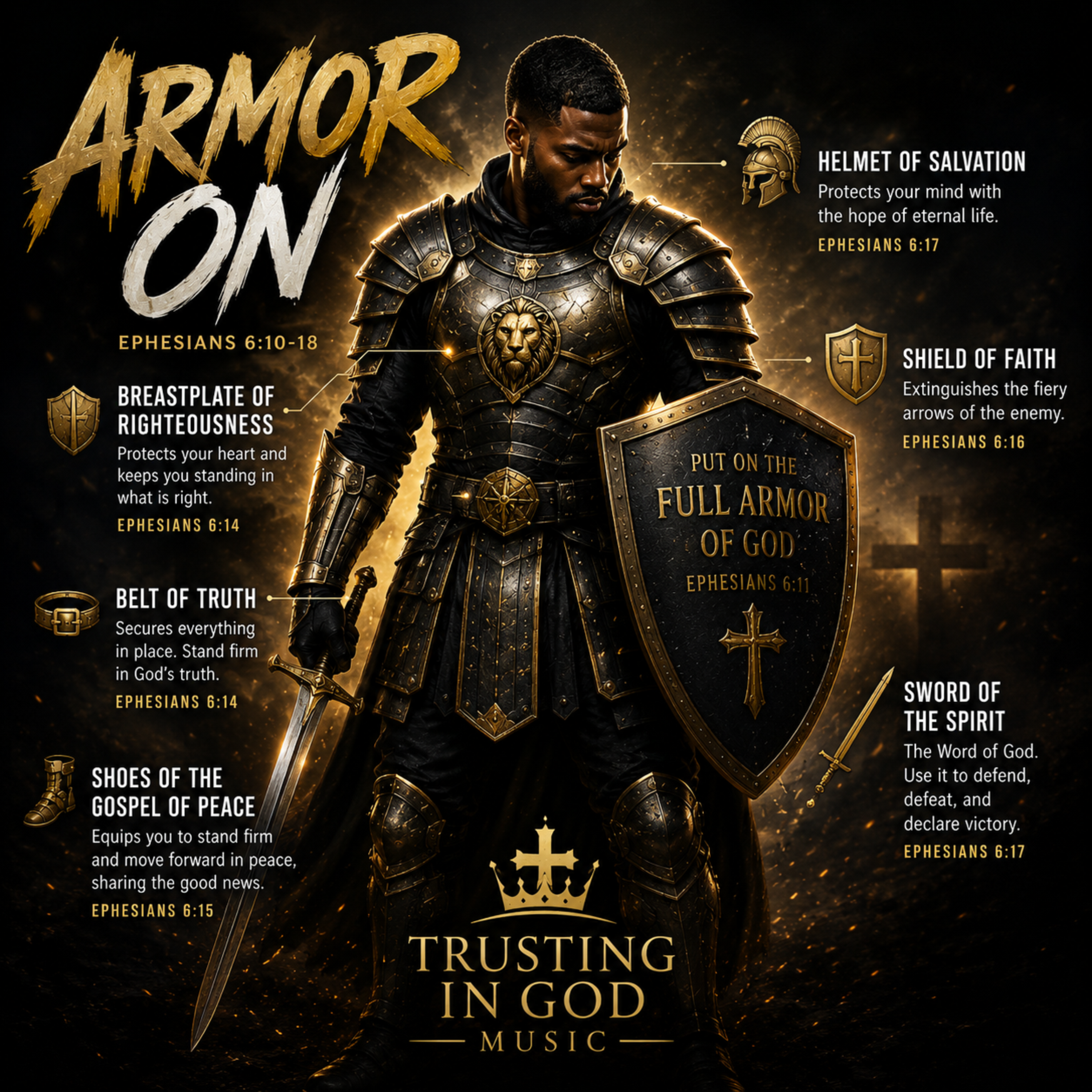 Armor On by Trusting in God Music cover art