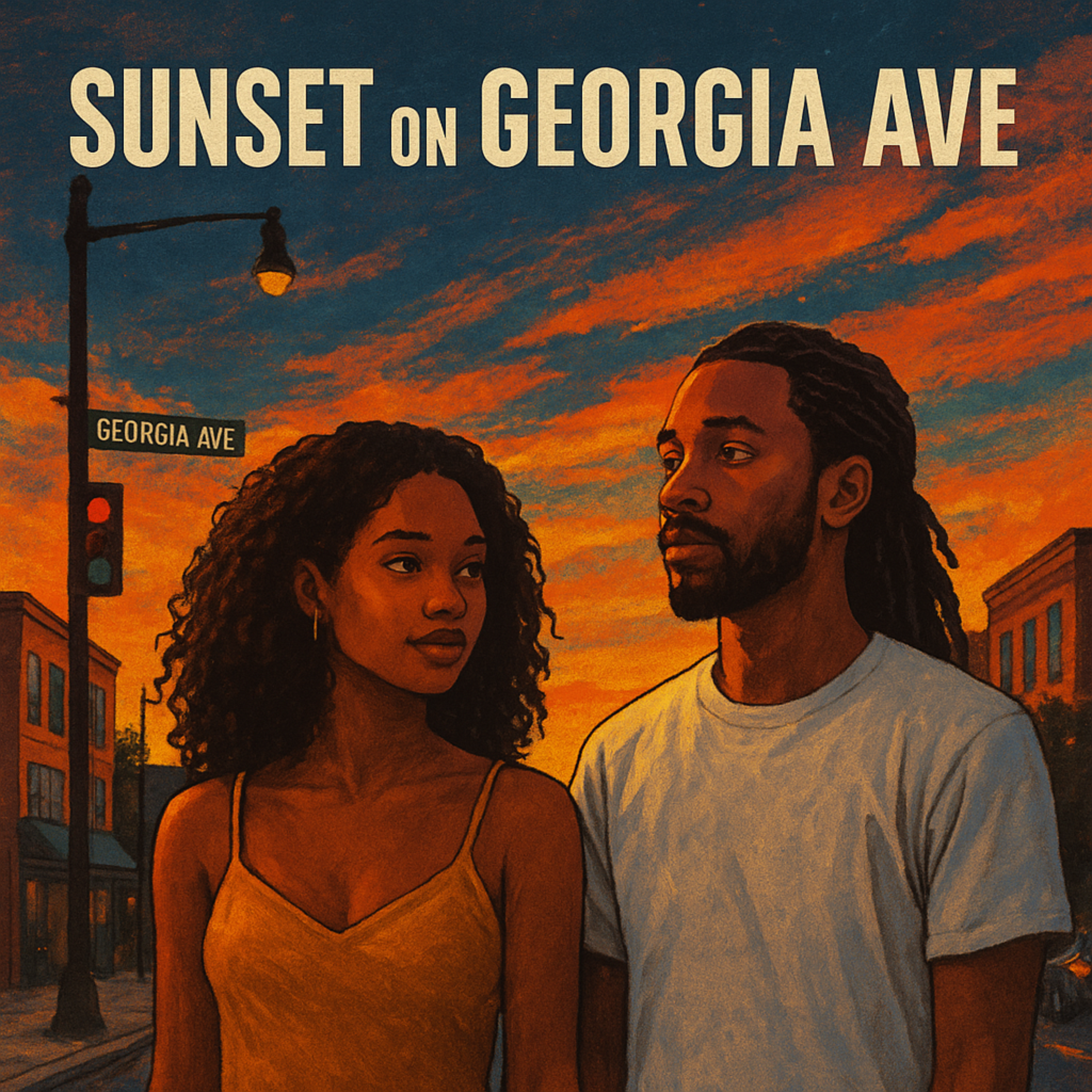 Sunset on Georgia Ave artwork