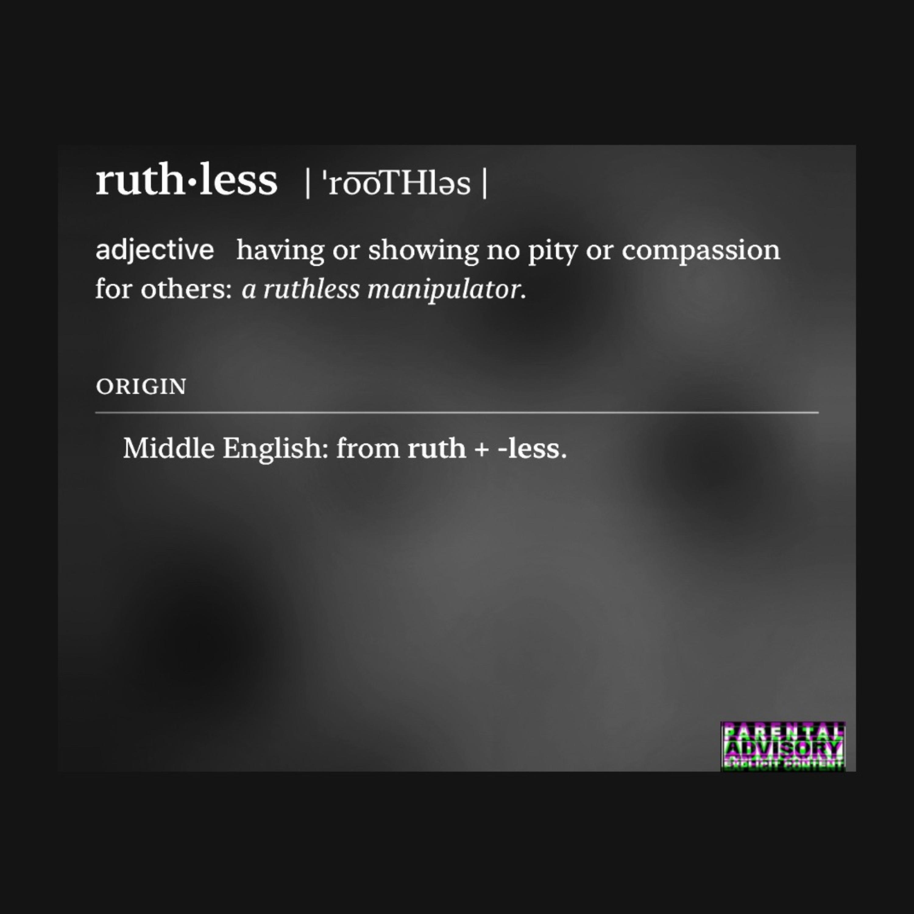 Ruthless artwork