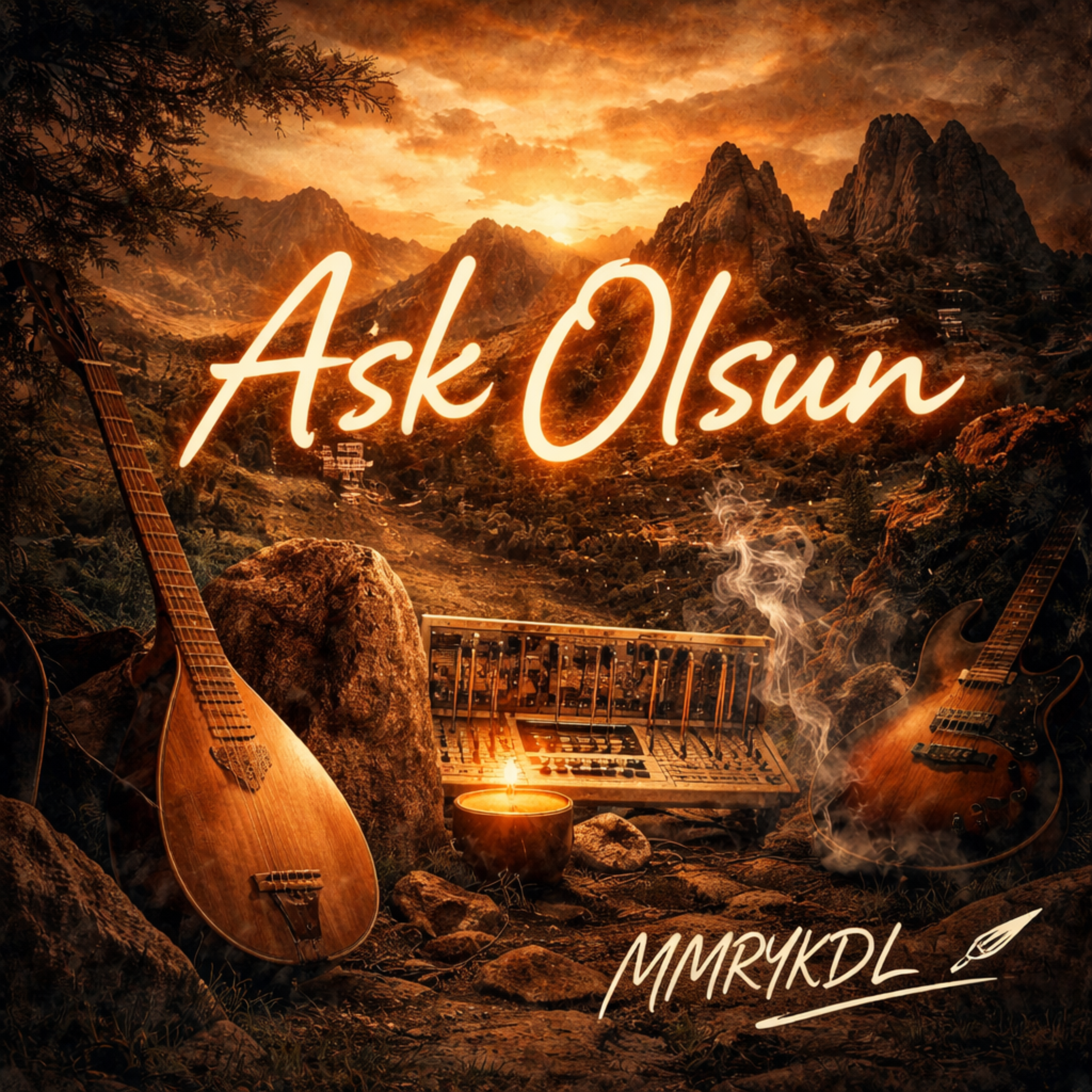 AŞK OLSUN Psychedelic anatolian rock by MMRYKDL cover art