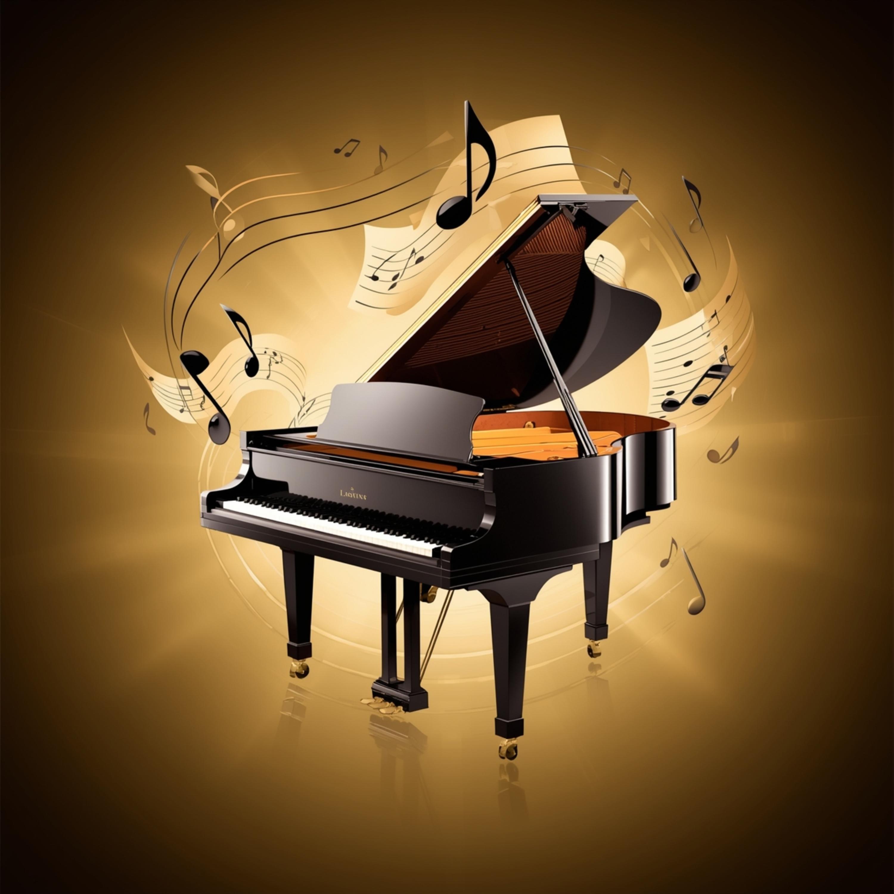 Relaxing piano sounds artwork