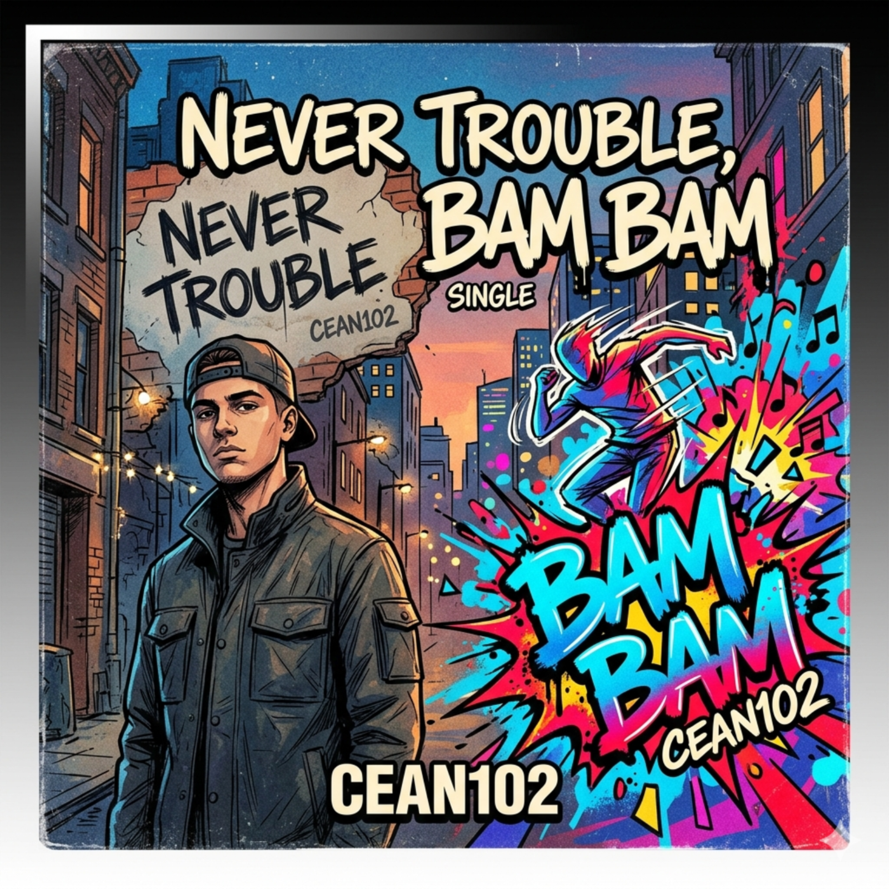 Never Trouble, Bam Bam artwork