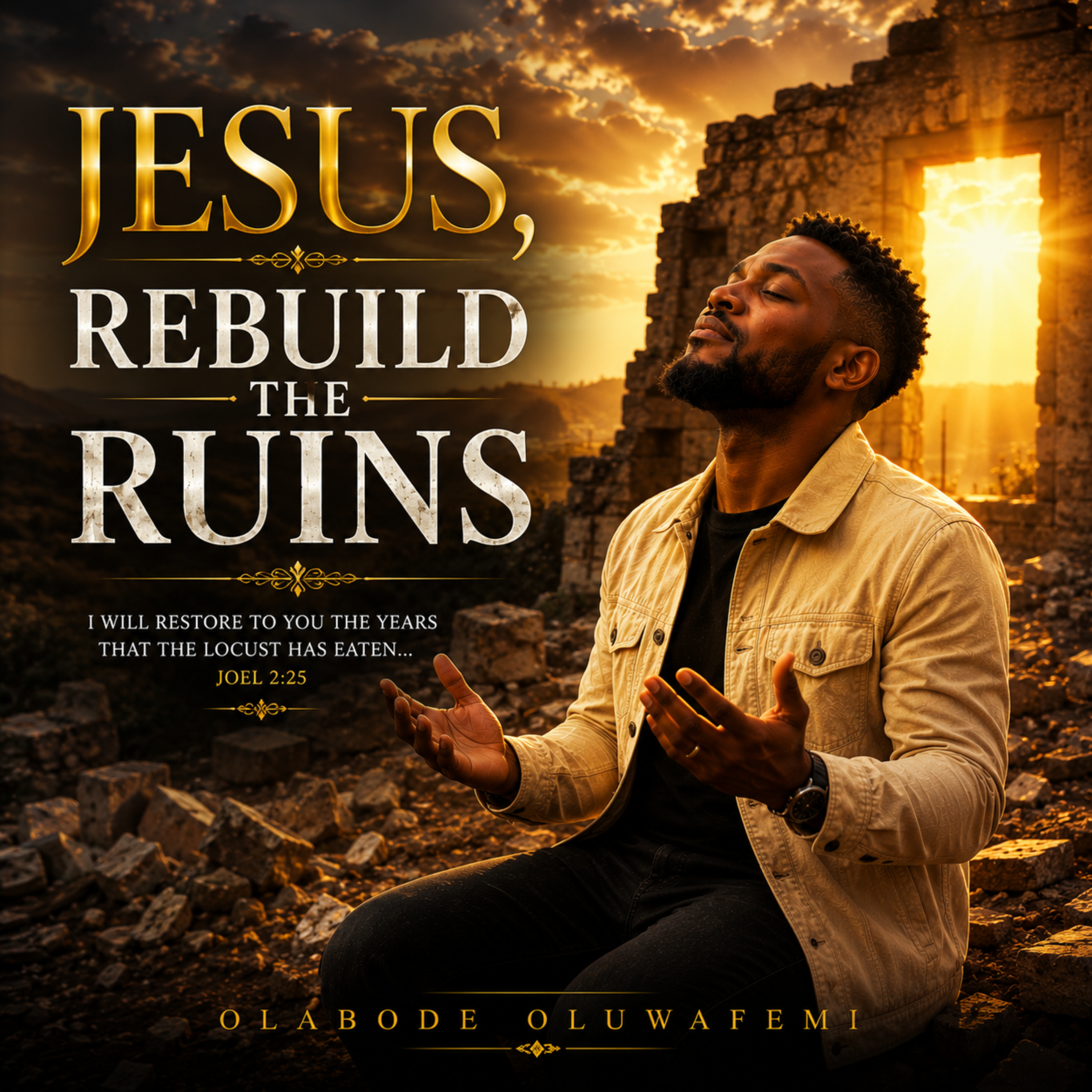 Jesus, Rebuild the Ruins by olabode oluwafemi cover art