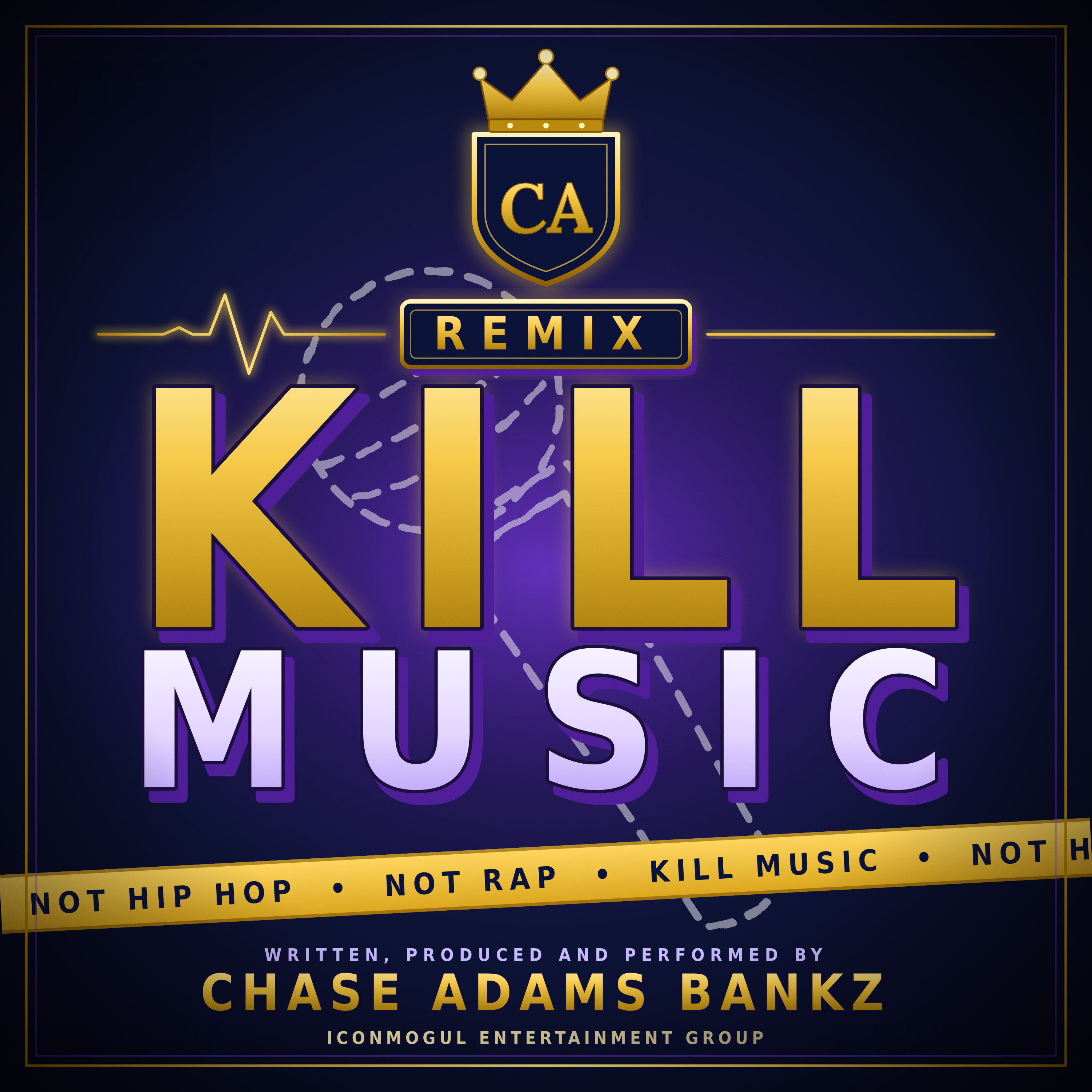 Kill Music (Remix) by Chase Adams Bankz cover art