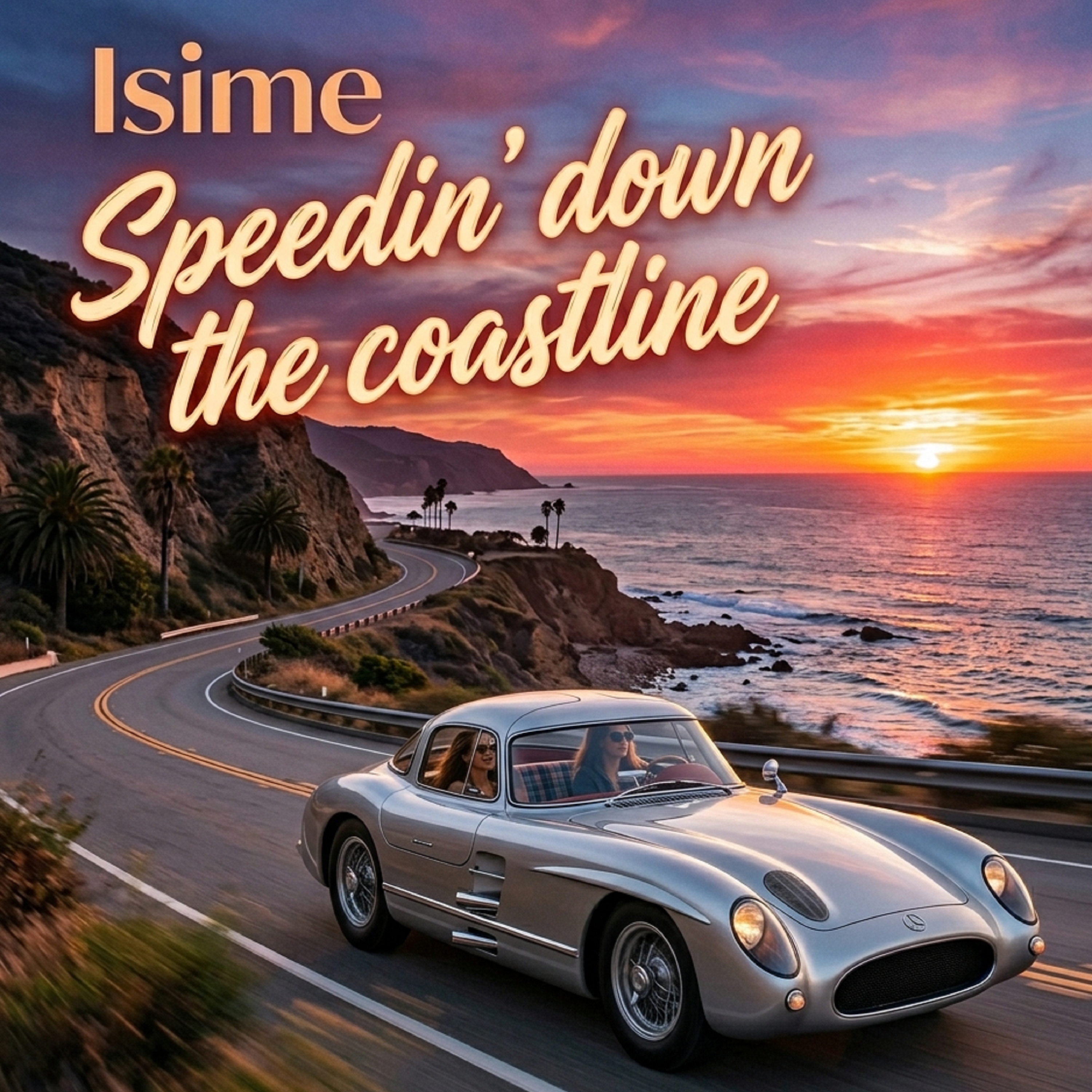 Speedin’ down the coastline artwork