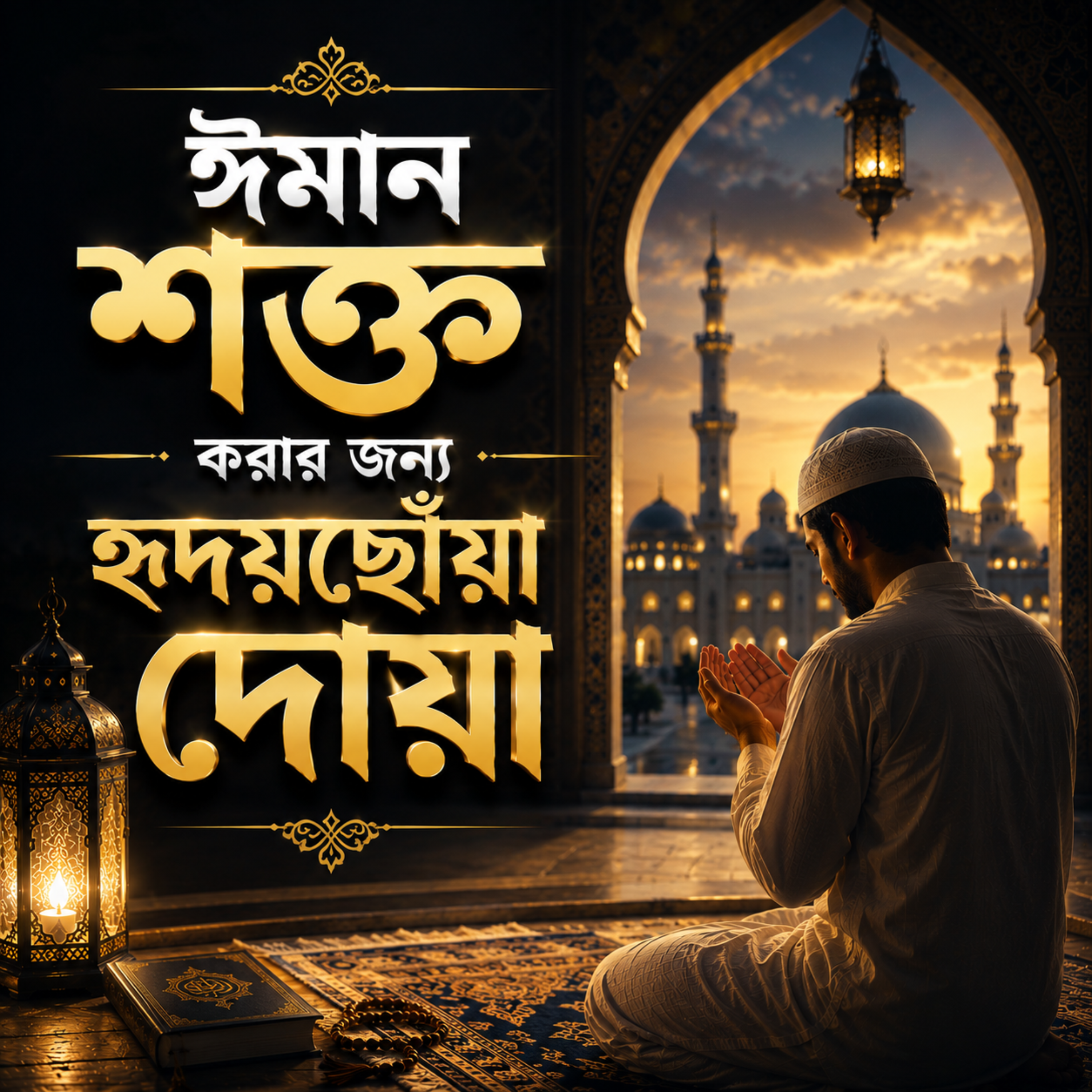 ঈমান শক্ত করার জন্য হৃদয়ছোঁয়া দোয়া by Ananya Sharma cover art