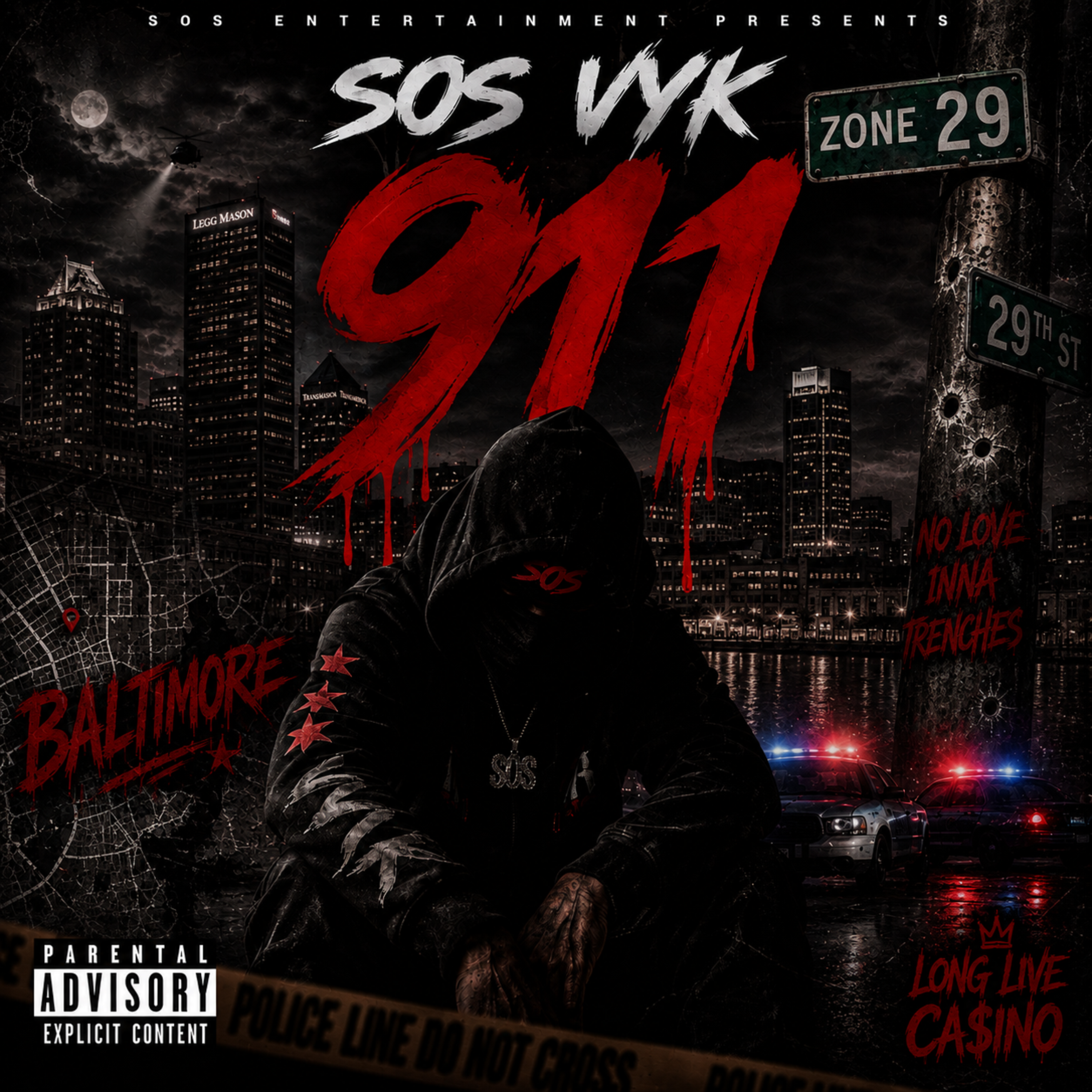 911 by SOS VYK cover art