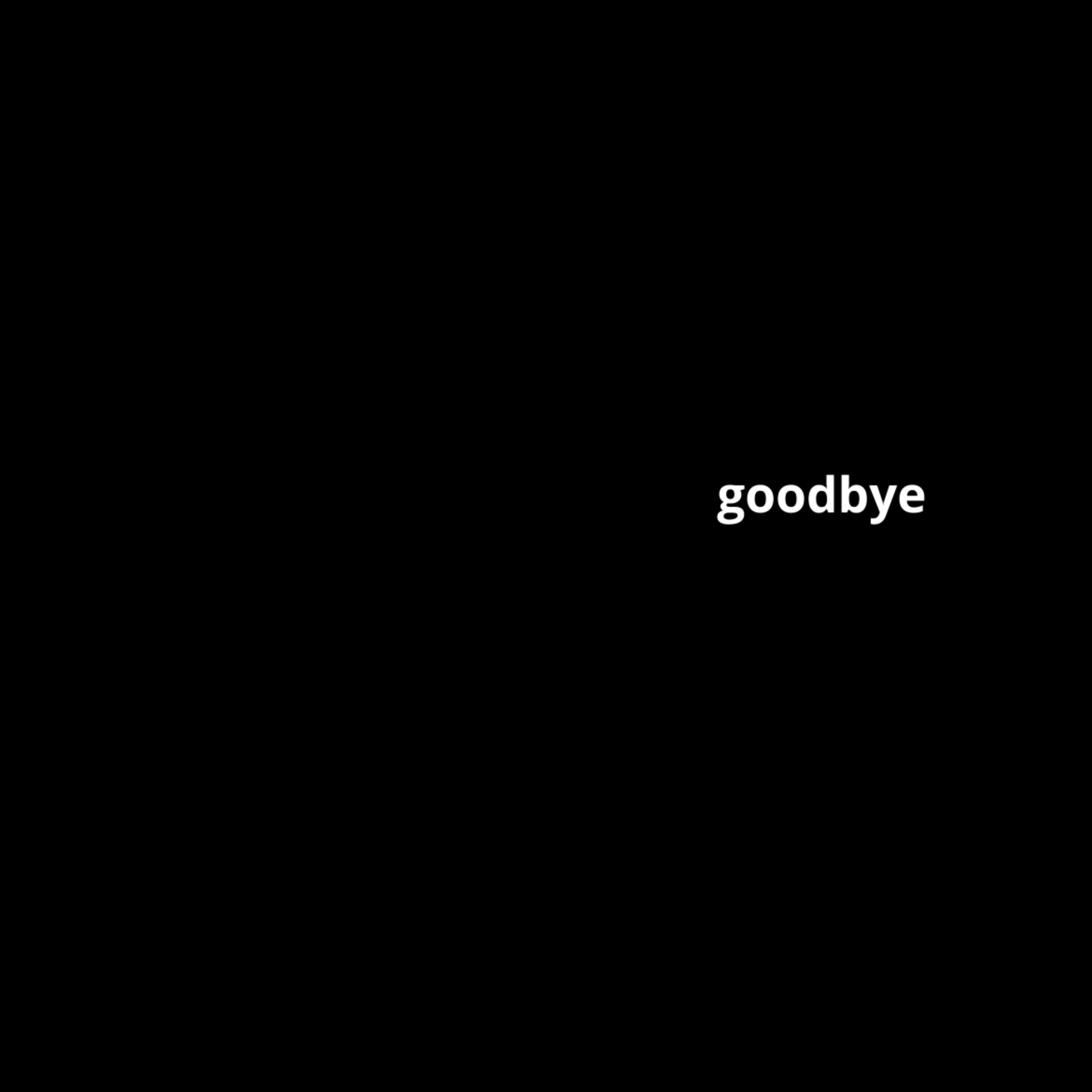 GoodBye artwork