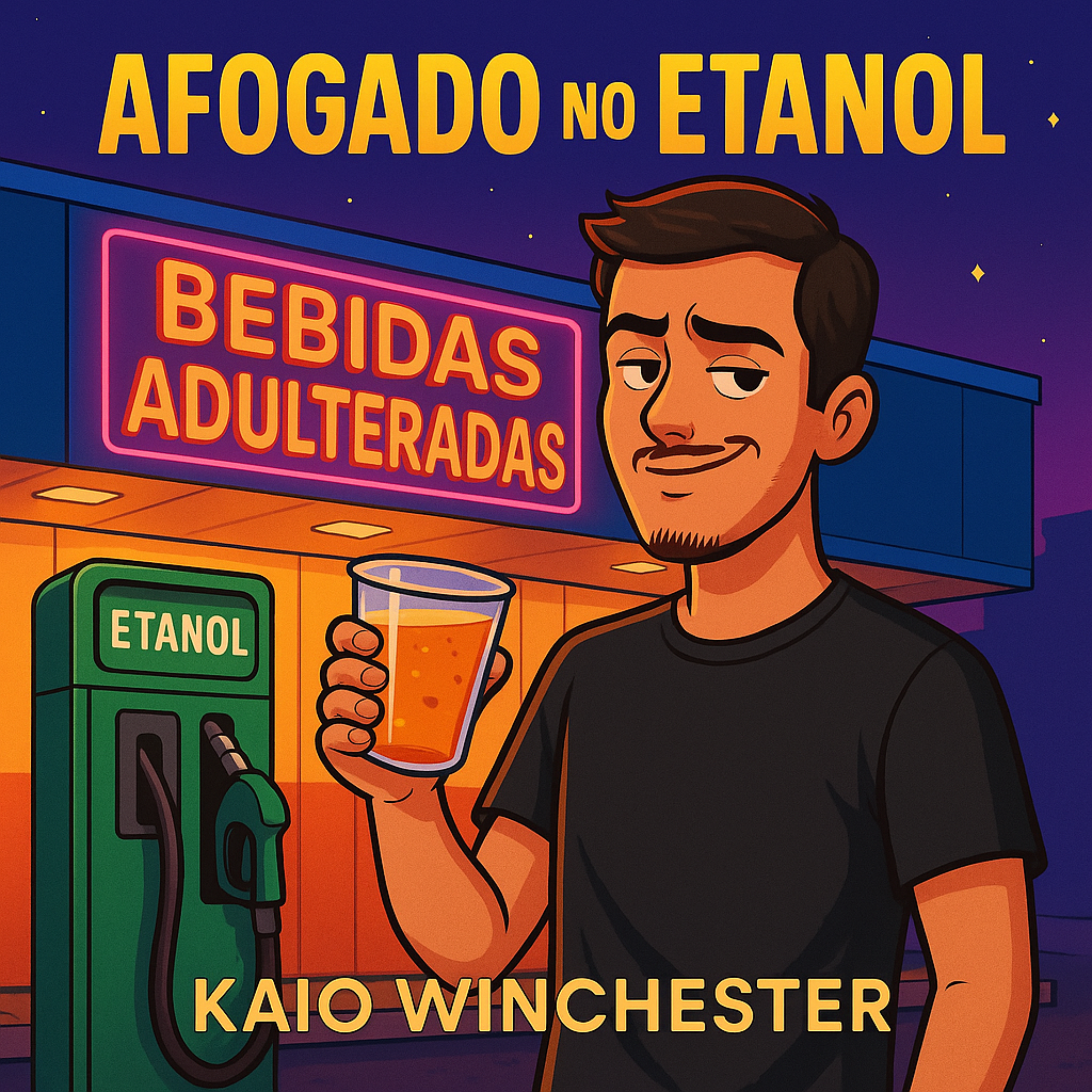 Afogado no etanol artwork