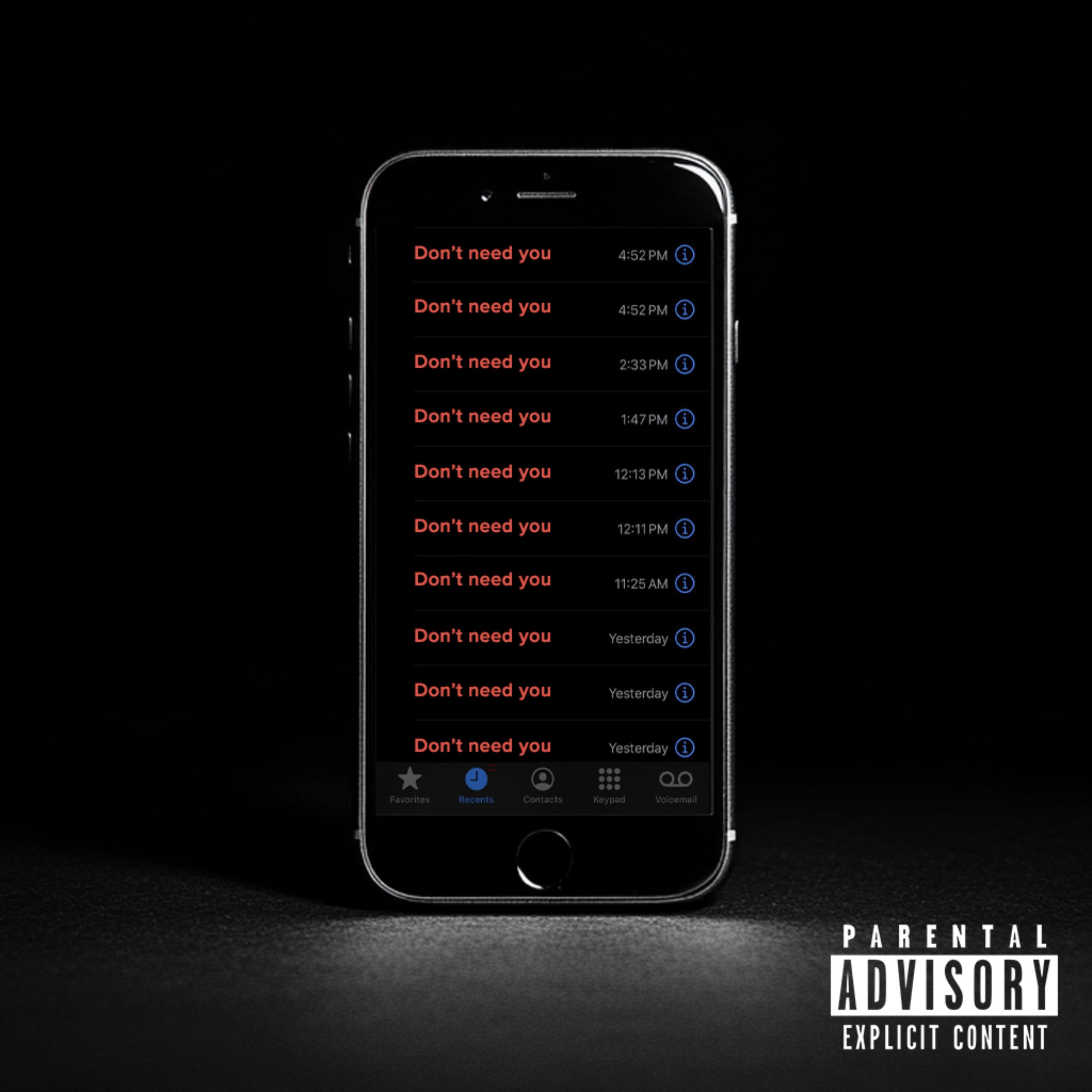 Don’t Need You artwork