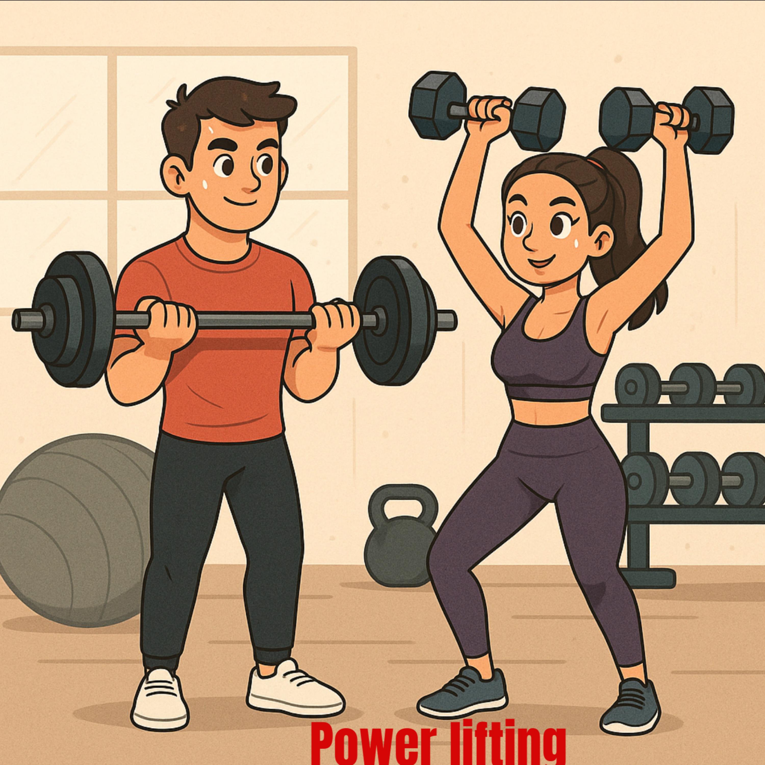 Power lifting artwork