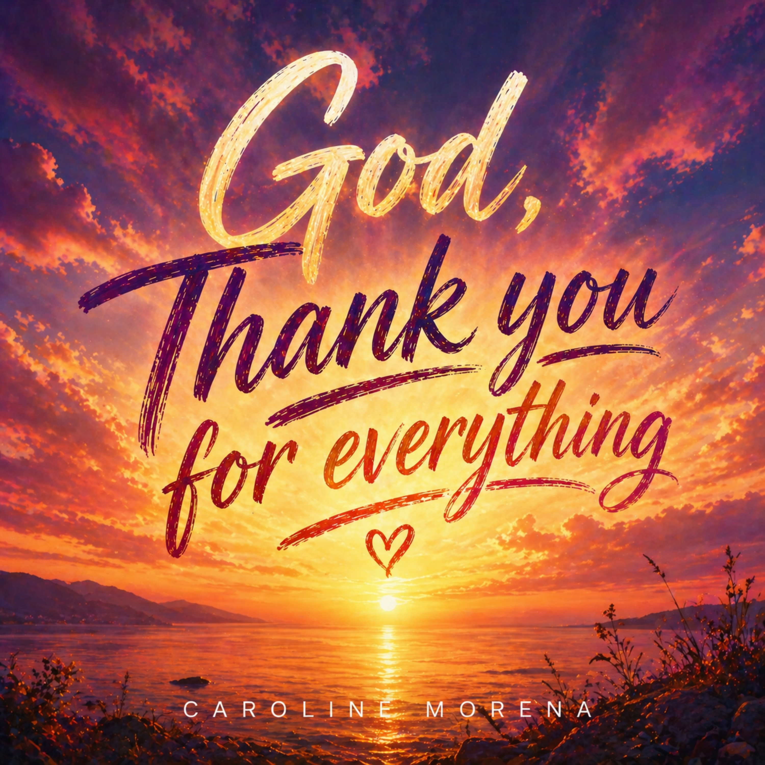 God, Thank you for everything artwork