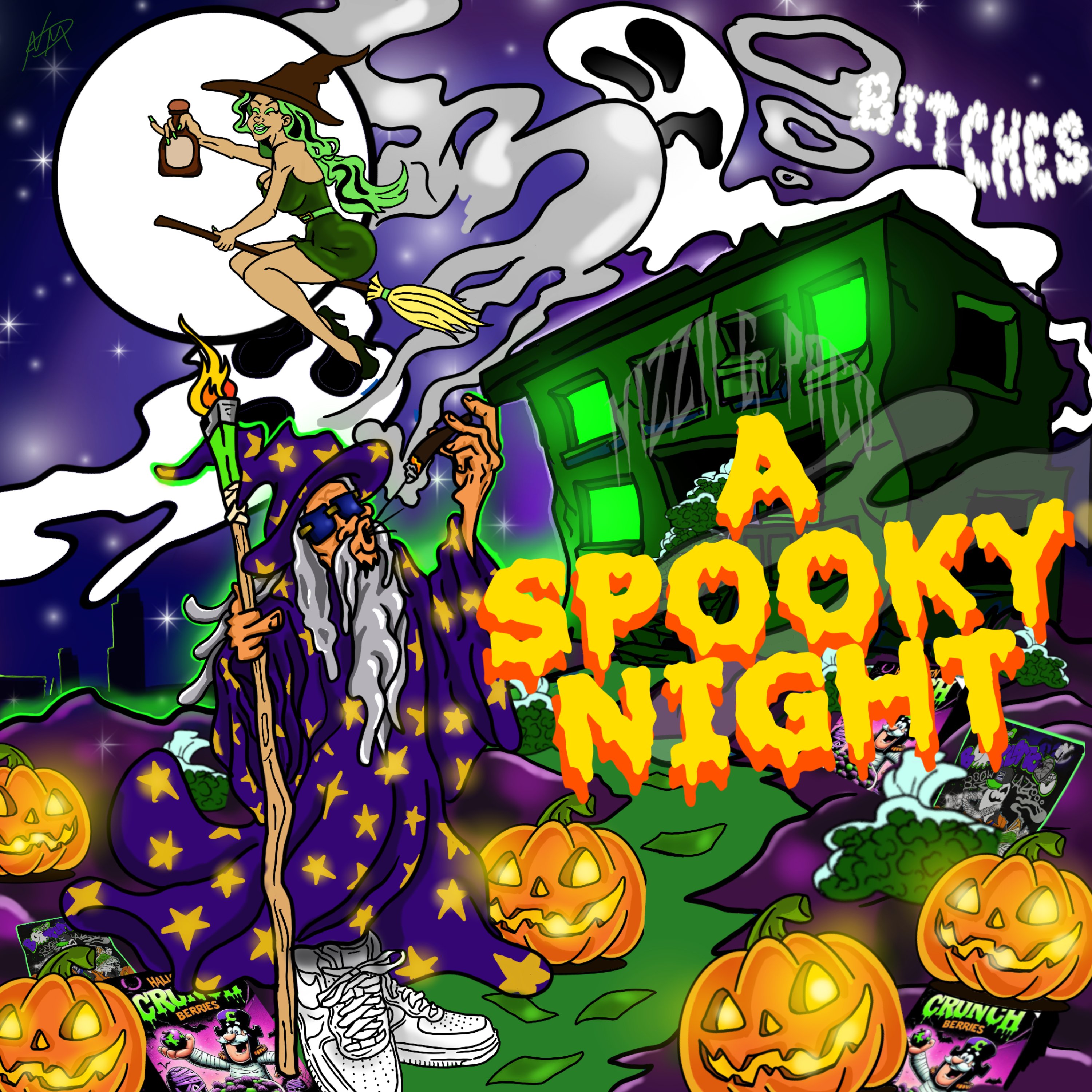A SPOOKY NIGHT artwork