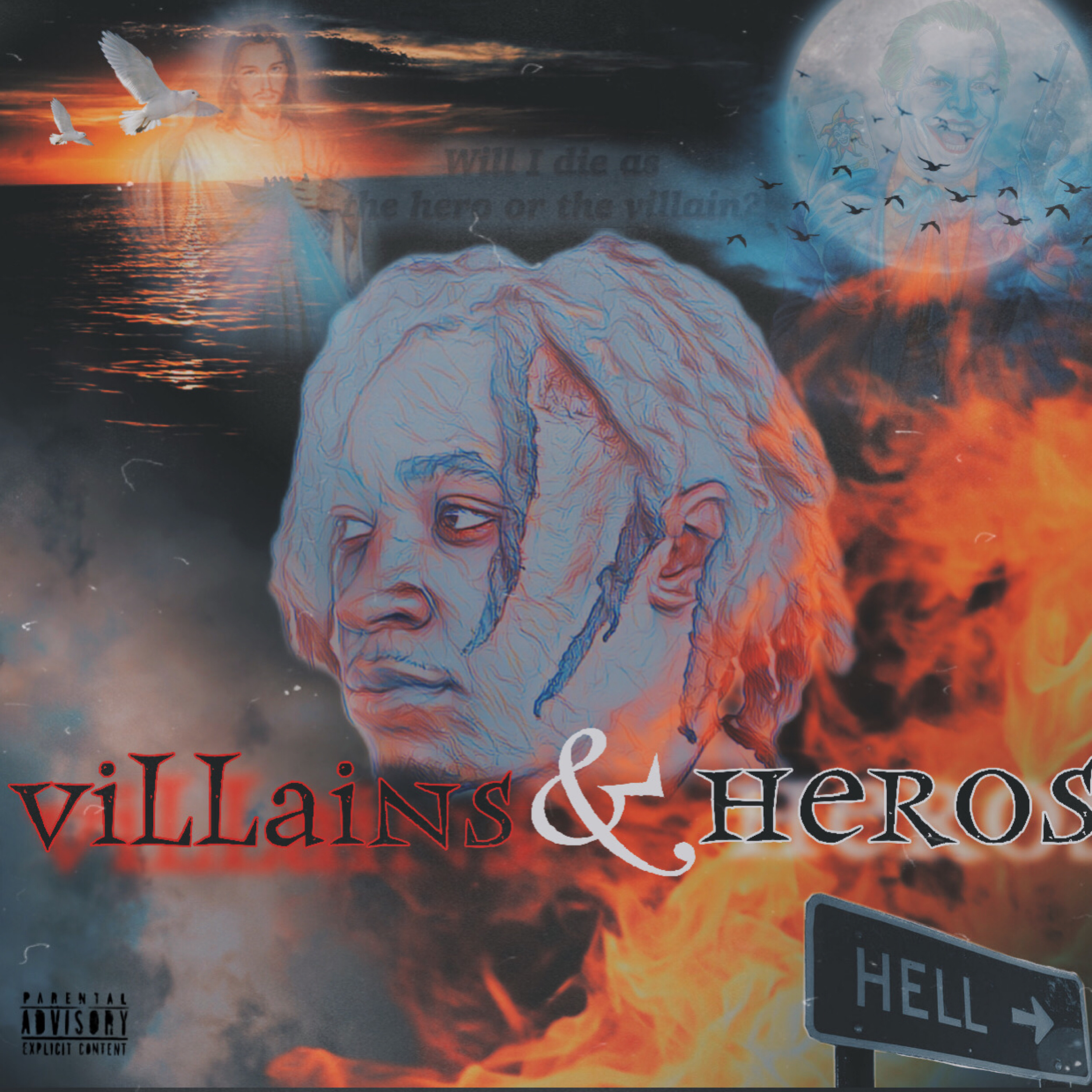 Villains & Heros by Baby Menace 223 cover art